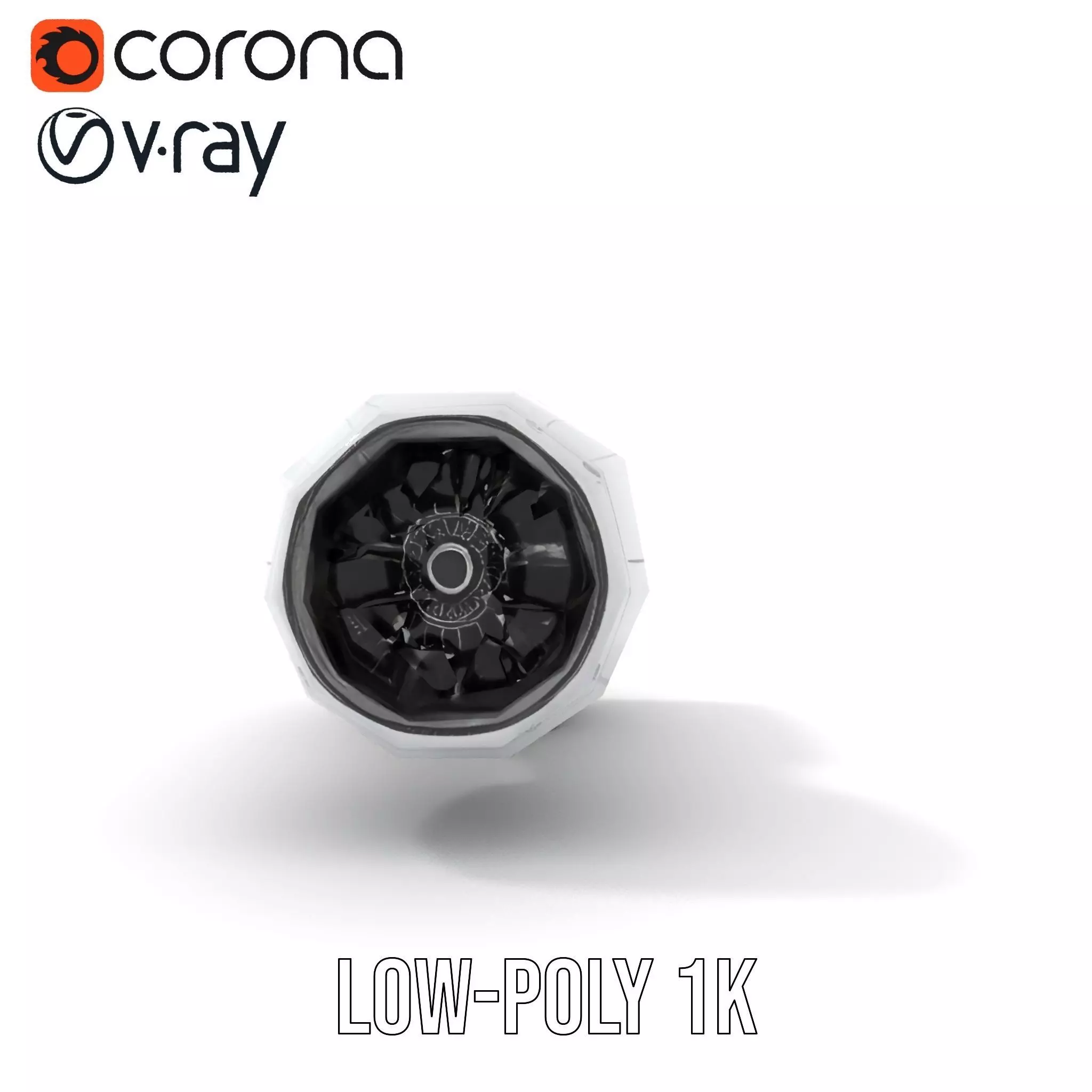 Detailed Jet Engine Turbine Model Pack for Design Projects Low-poly 3D model_31