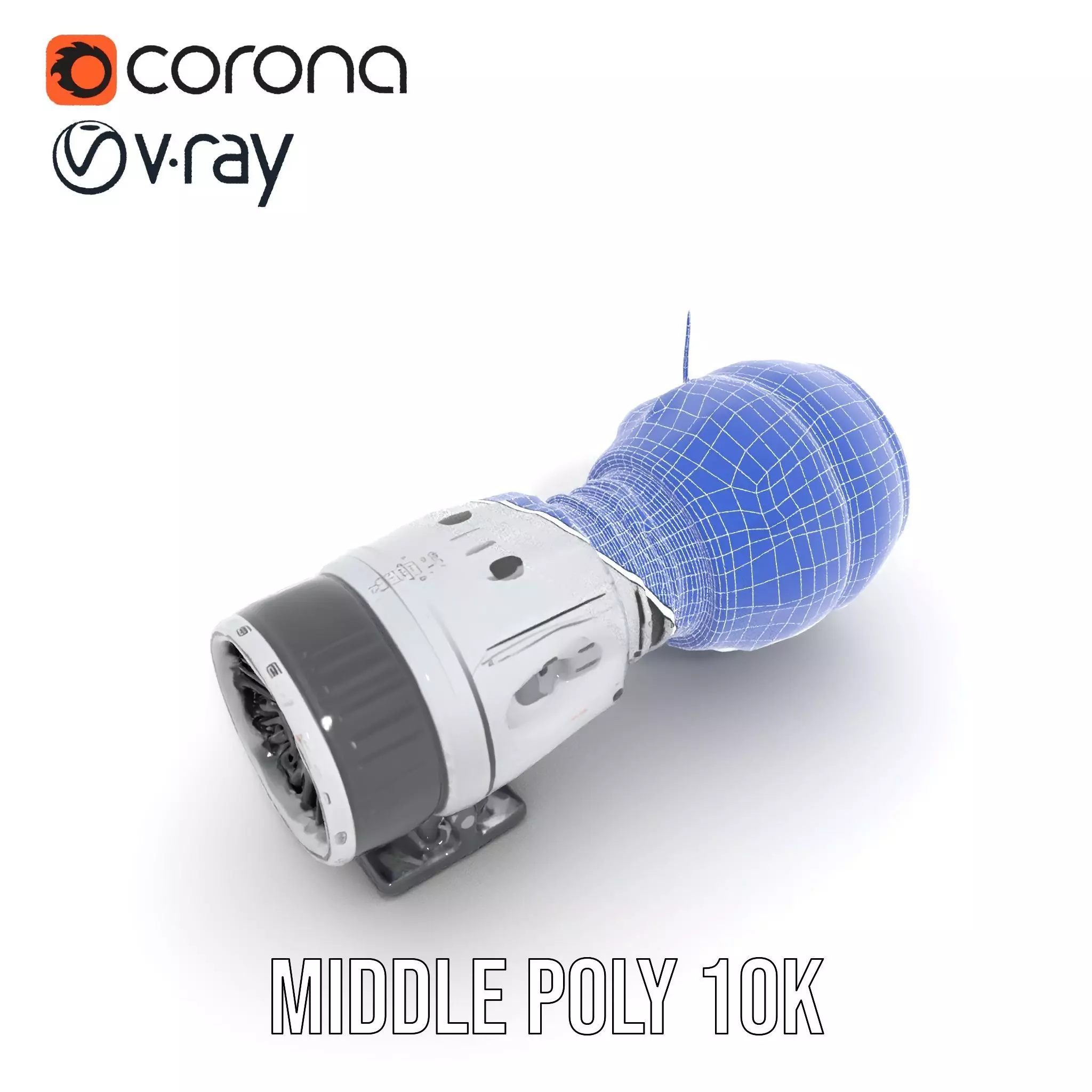 Detailed Jet Engine Turbine Model Pack for Design Projects Low-poly 3D model_27