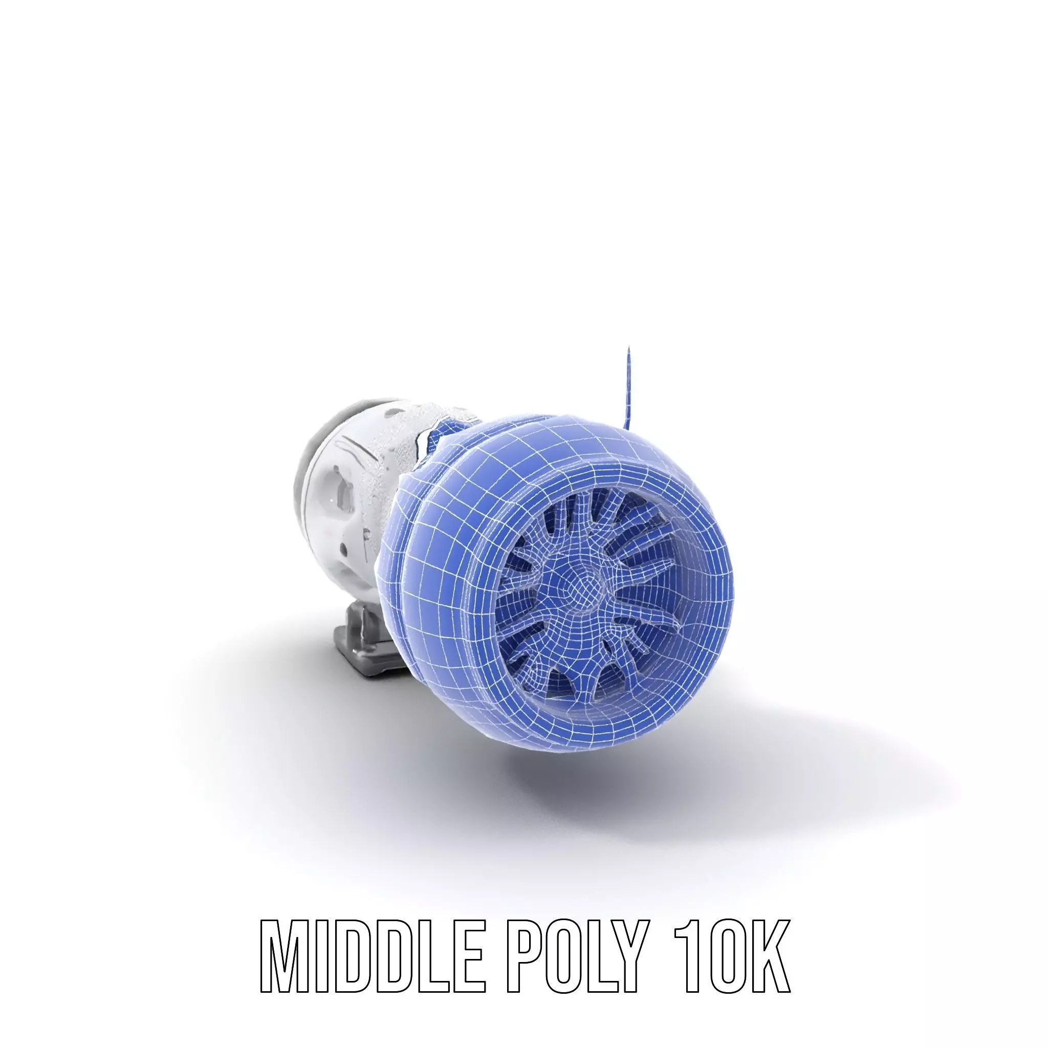 Detailed Jet Engine Turbine Model Pack for Design Projects Low-poly 3D model_12