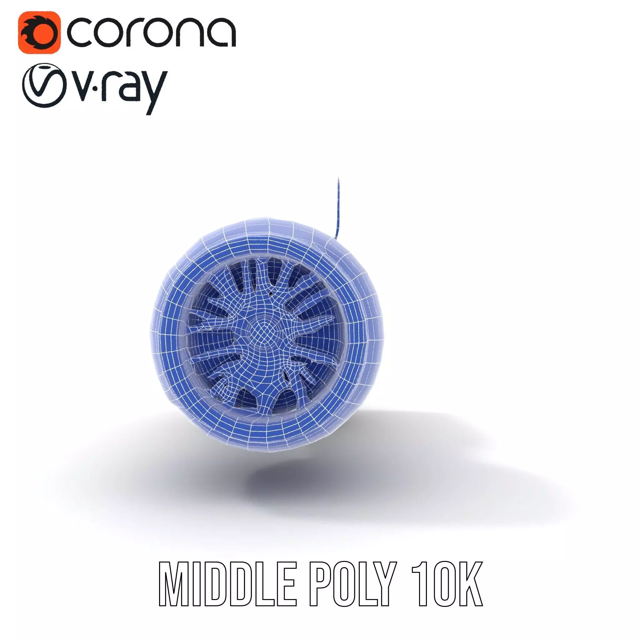 Detailed Jet Engine Turbine Model Pack for Design Projects Low-poly 3D model_21