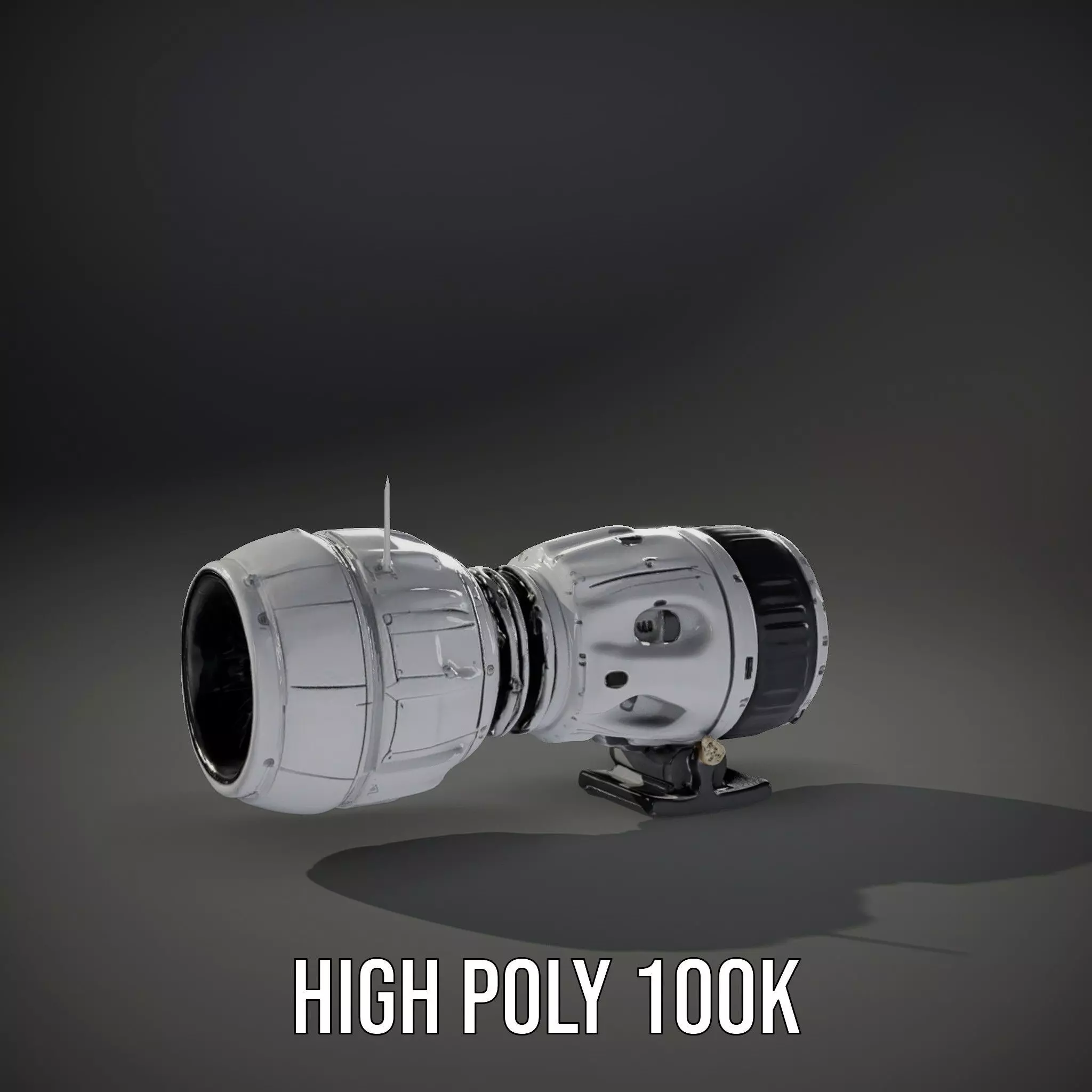 Detailed Jet Engine Turbine Model Pack for Design Projects Low-poly 3D model_11