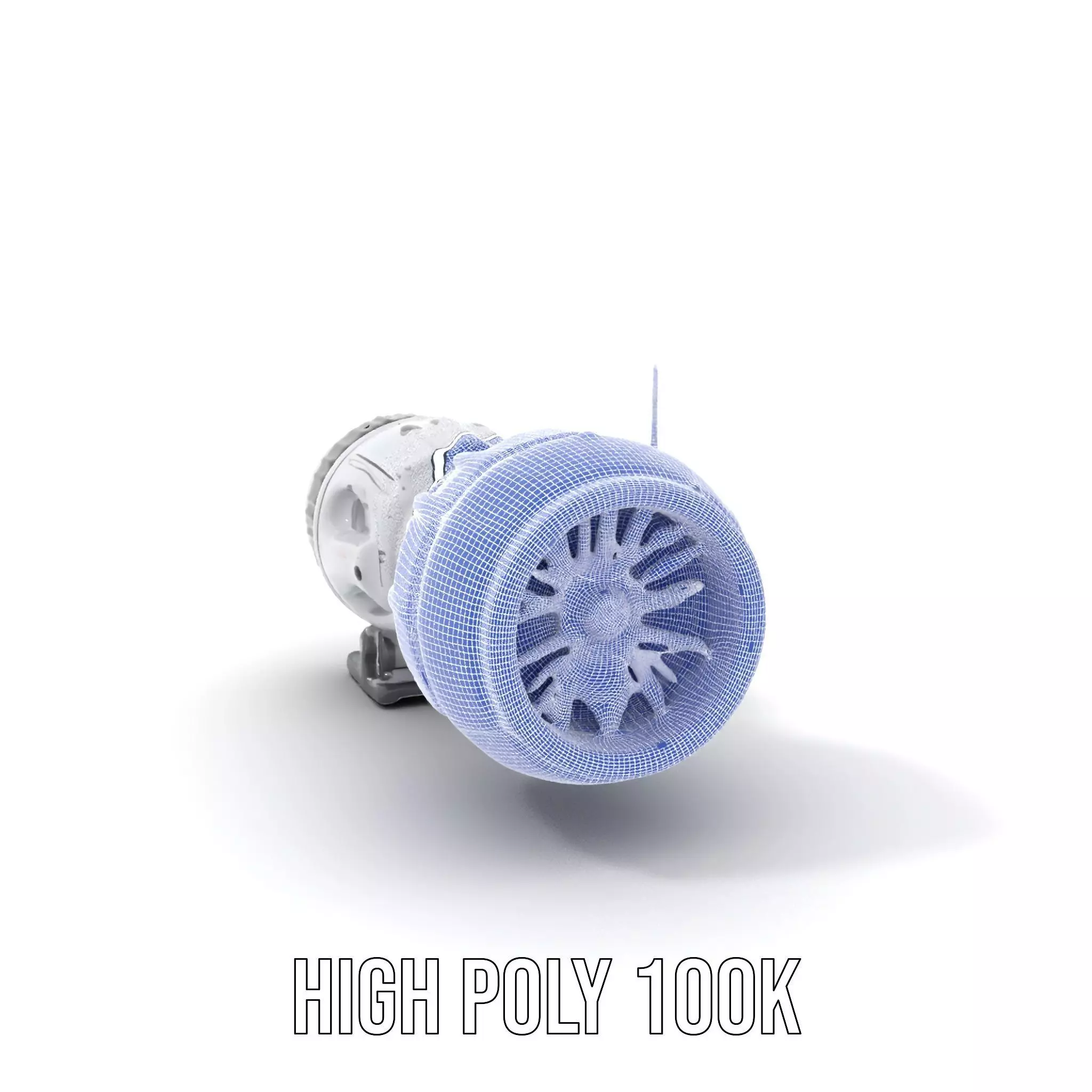 Detailed Jet Engine Turbine Model Pack for Design Projects Low-poly 3D model_5