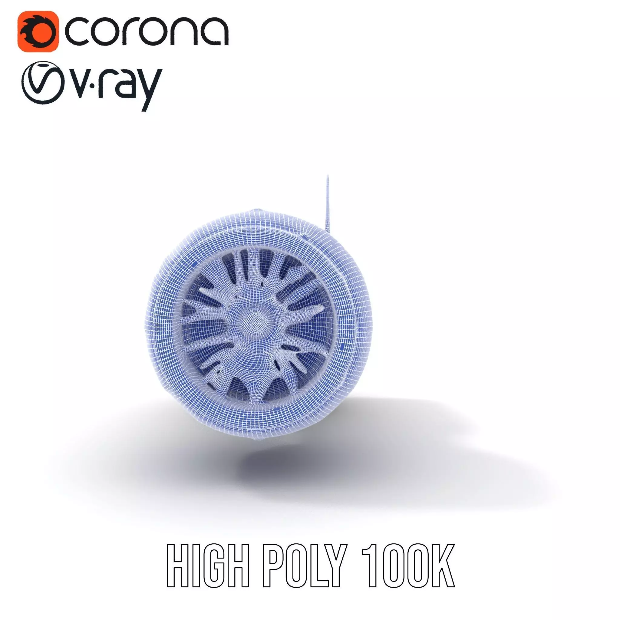 Detailed Jet Engine Turbine Model Pack for Design Projects Low-poly 3D model_35