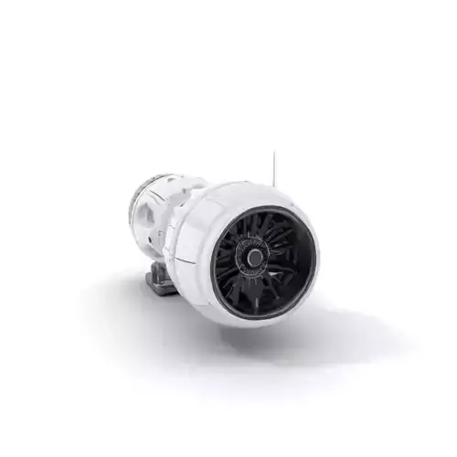 Detailed Jet Engine Turbine Model Pack for Design Projects Low-poly 3D model