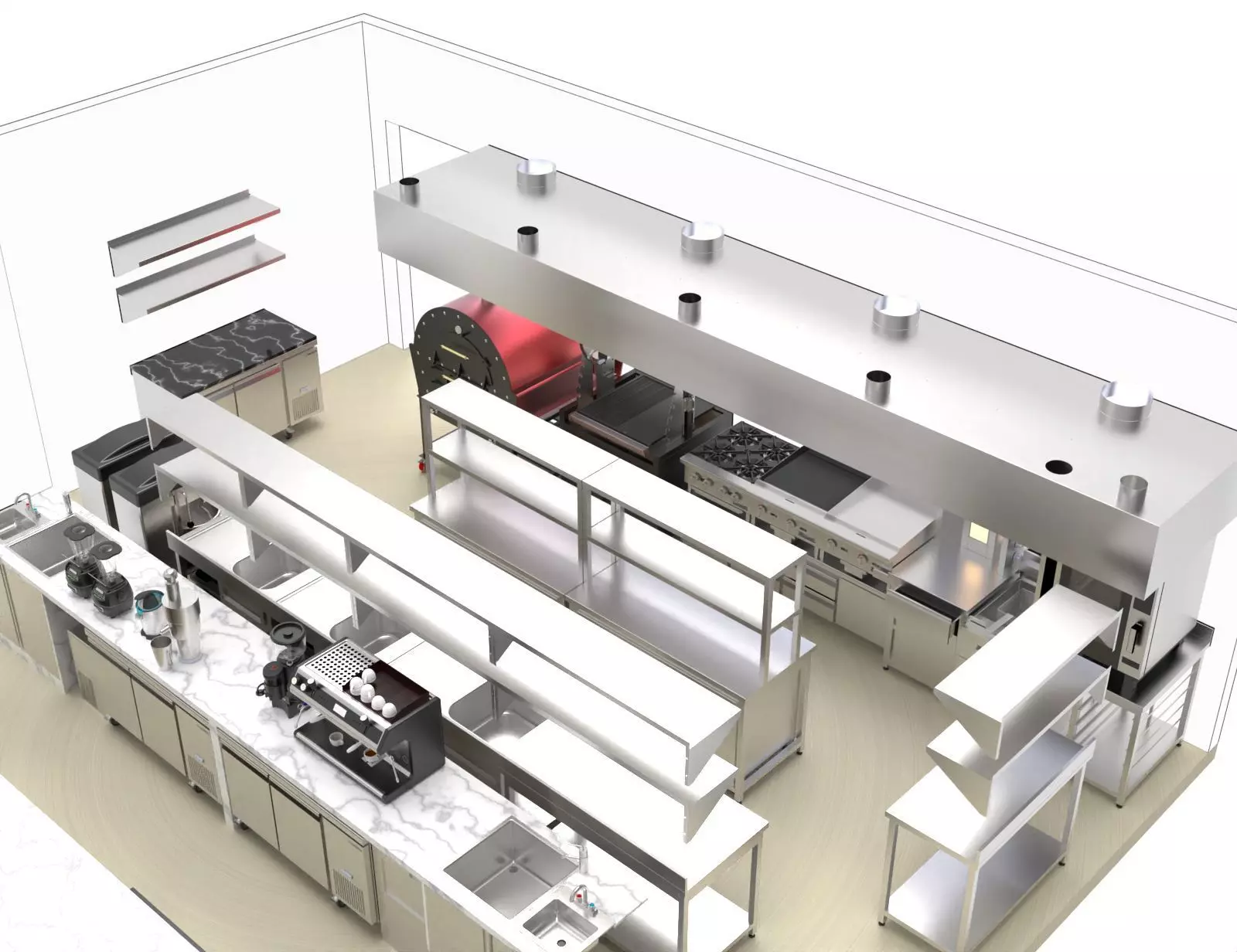 BEACH BAR  3D model_0