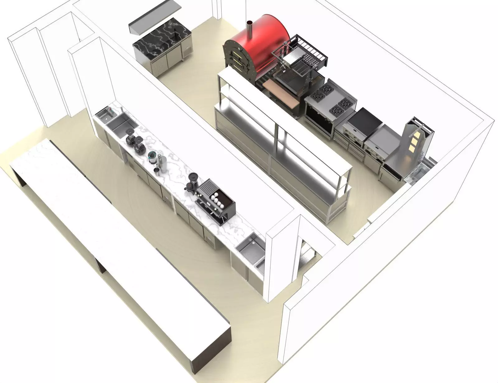 BEACH BAR  3D model_3