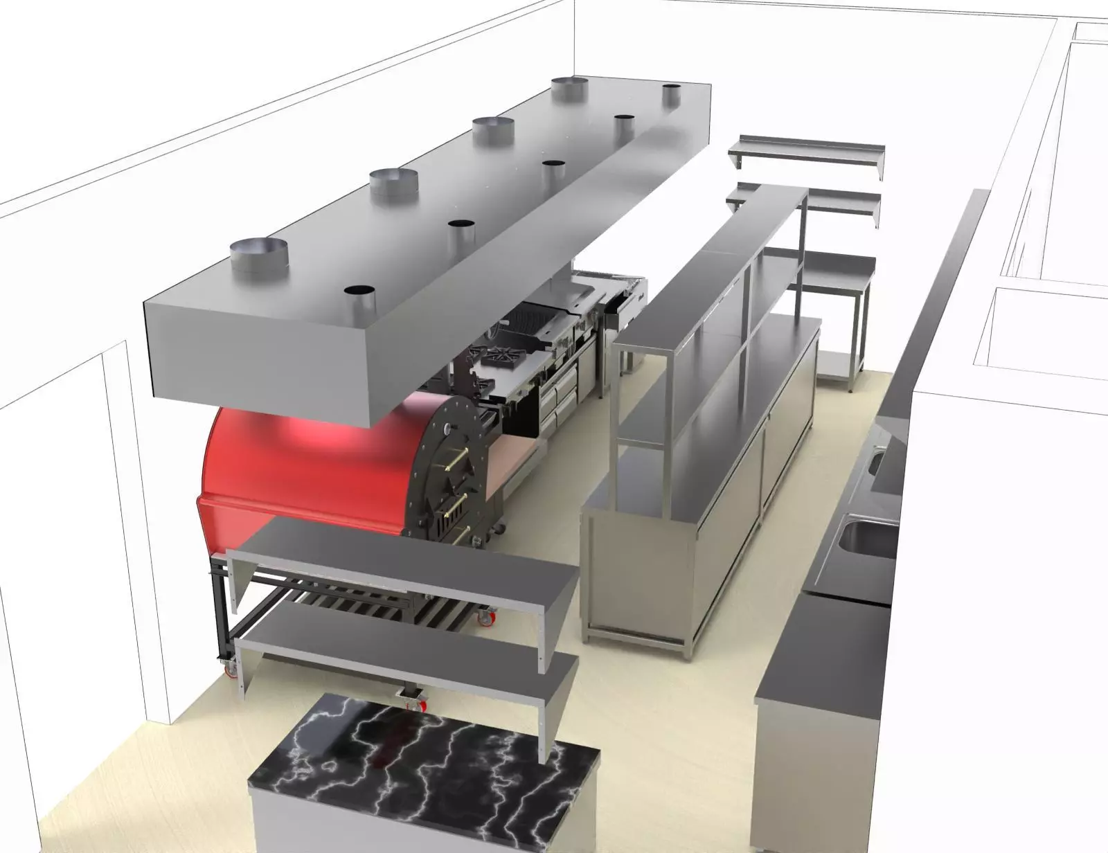 BEACH BAR  3D model_1