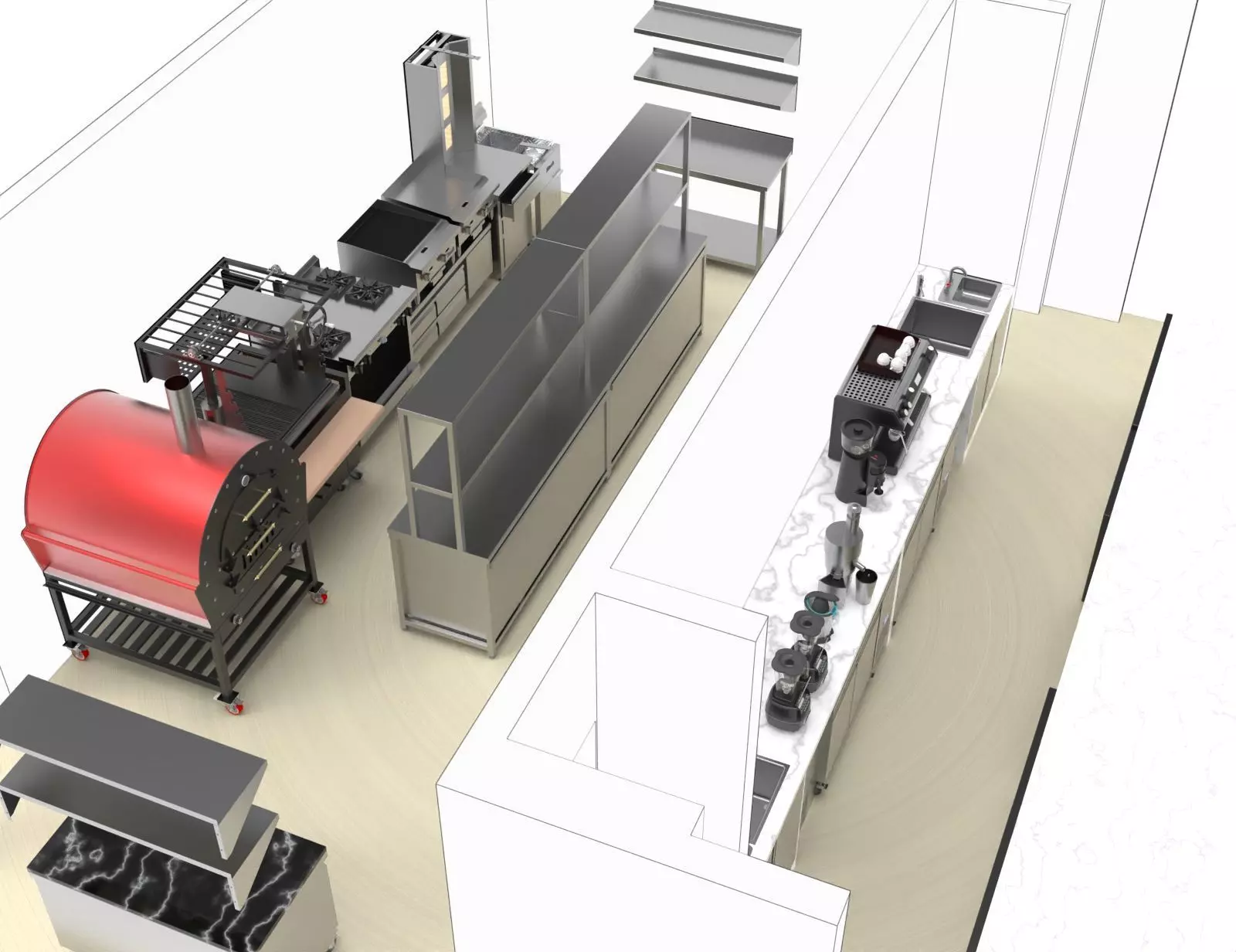 BEACH BAR  3D model_6