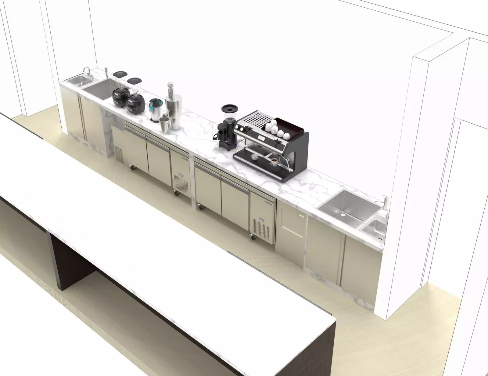 BEACH BAR  3D model_7