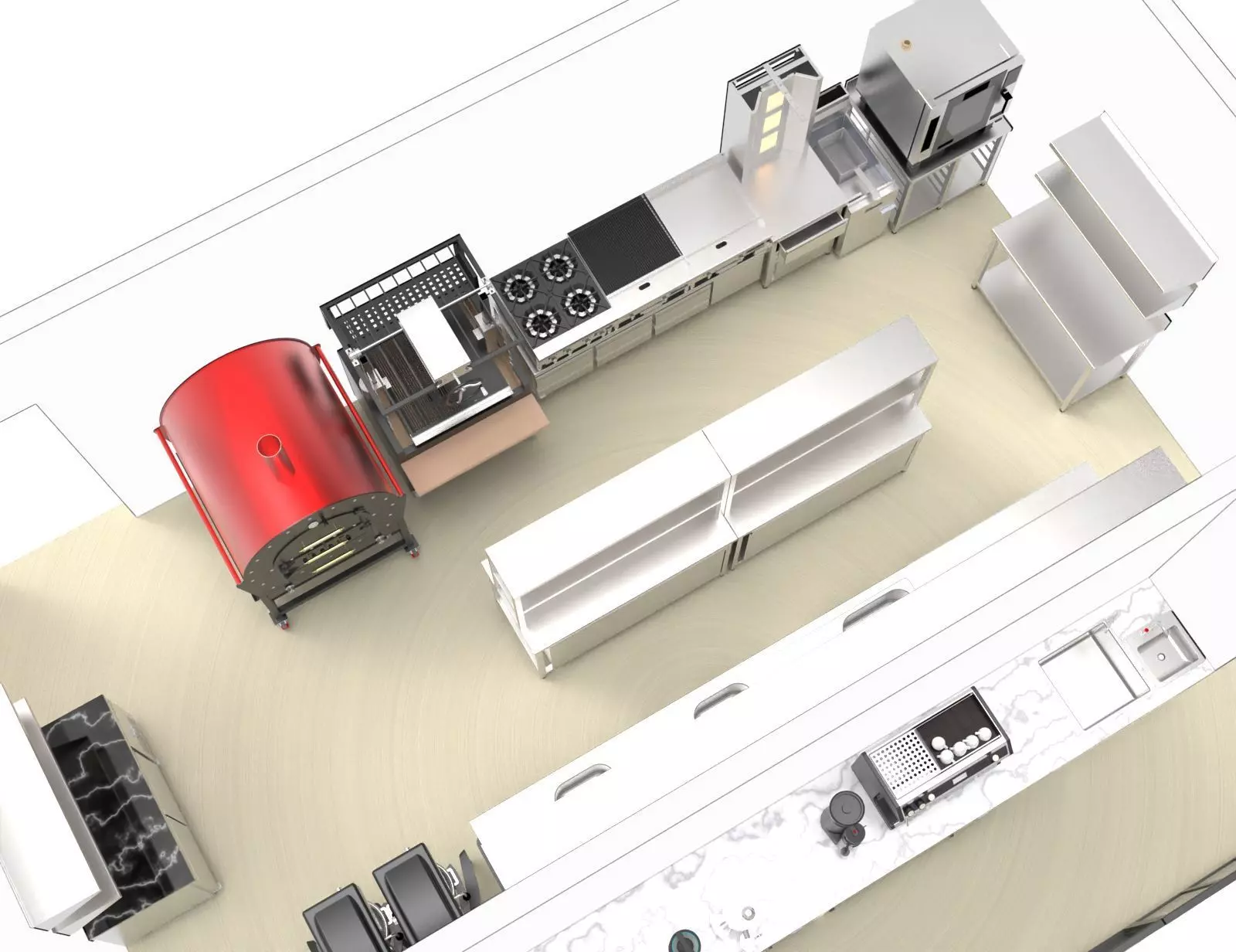 BEACH BAR  3D model_14