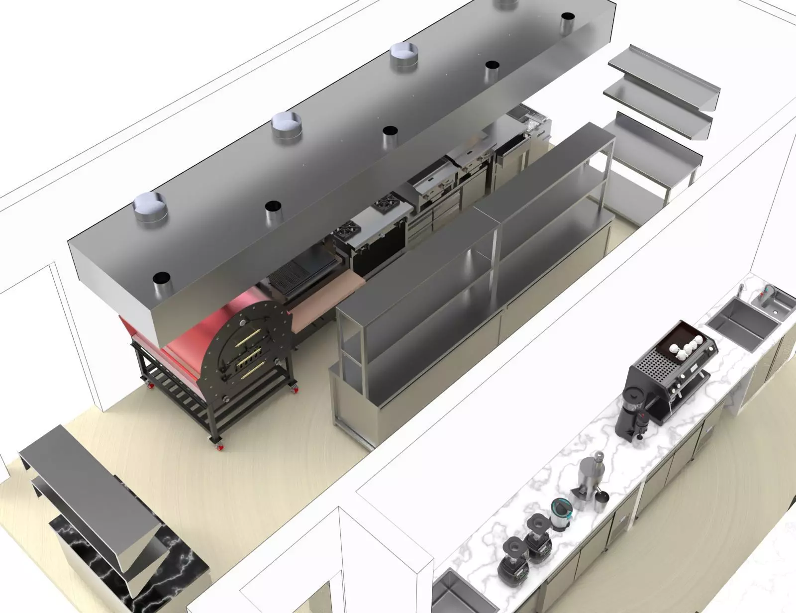 BEACH BAR  3D model_2