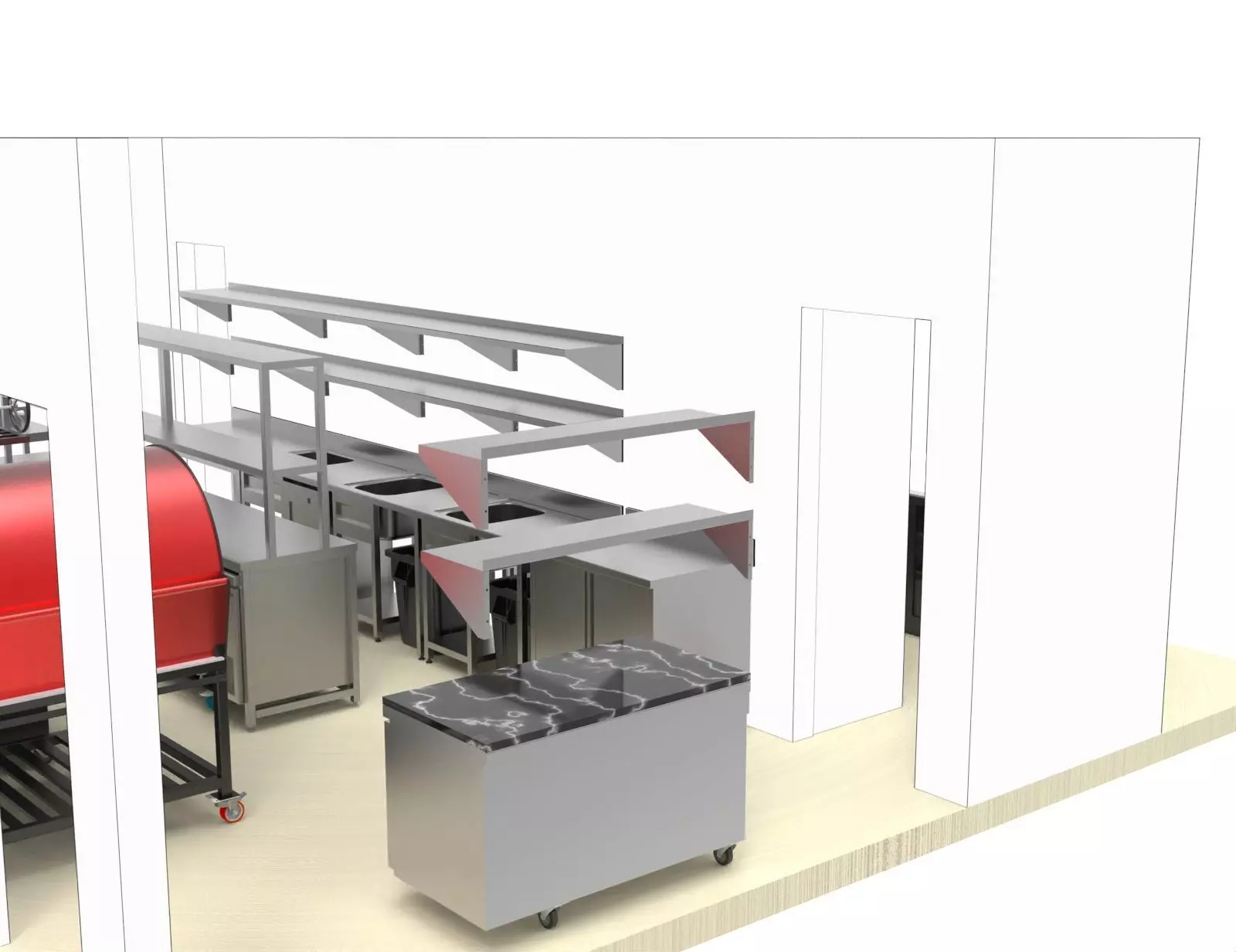 BEACH BAR  3D model_5