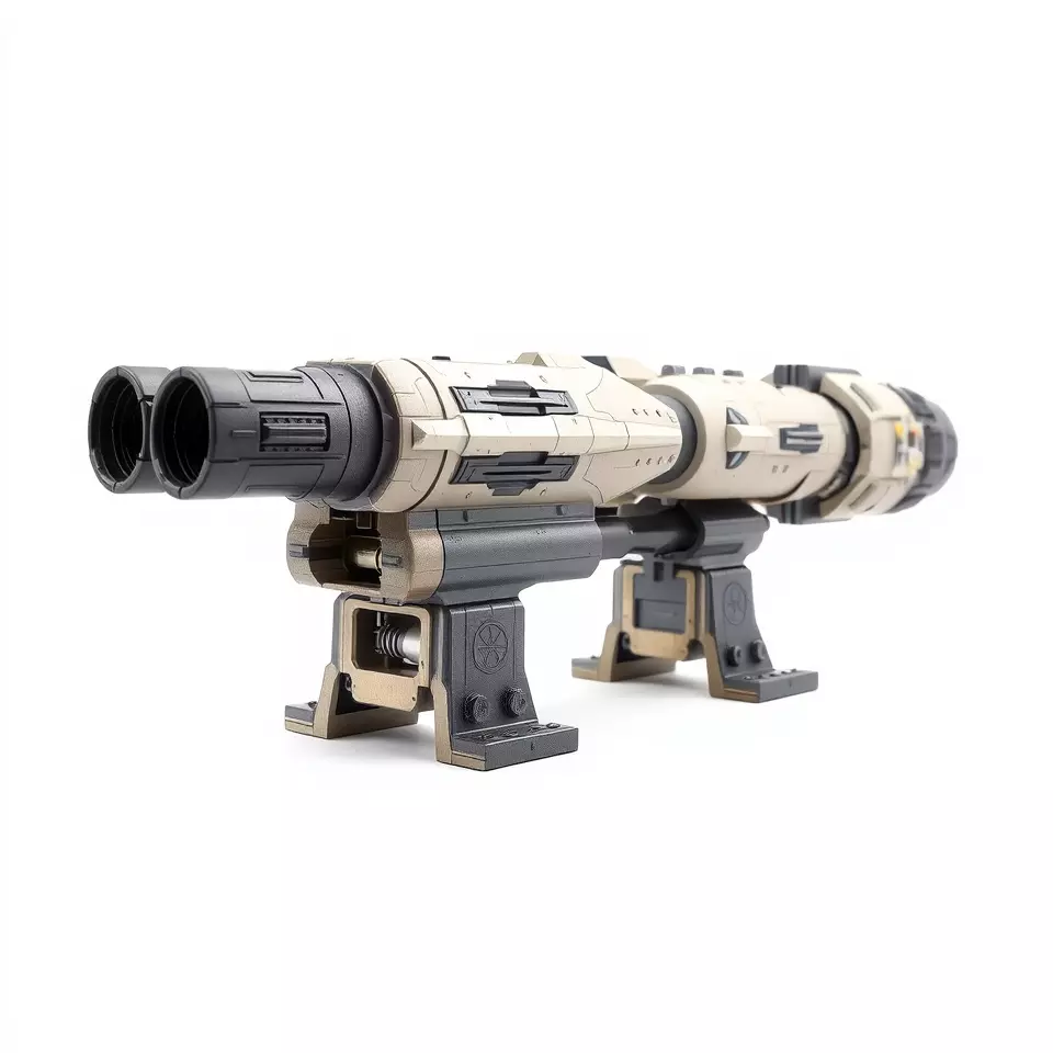 Futuristic Tactical Weapon Model Pack Low-poly 3D model_3