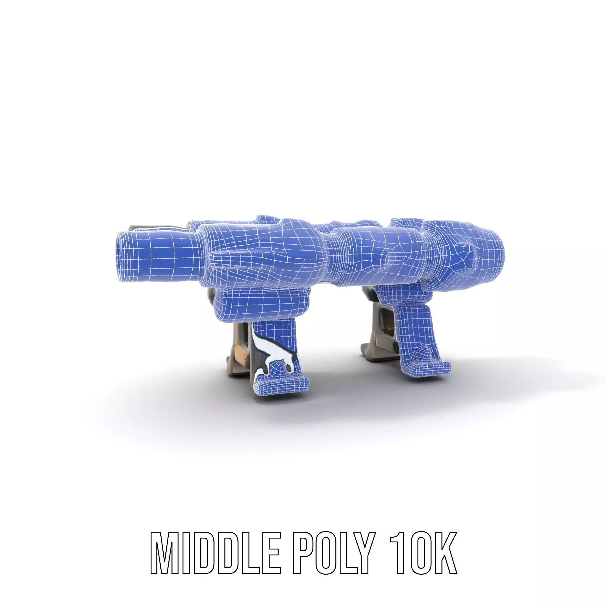 Futuristic Tactical Weapon Model Pack Low-poly 3D model_22