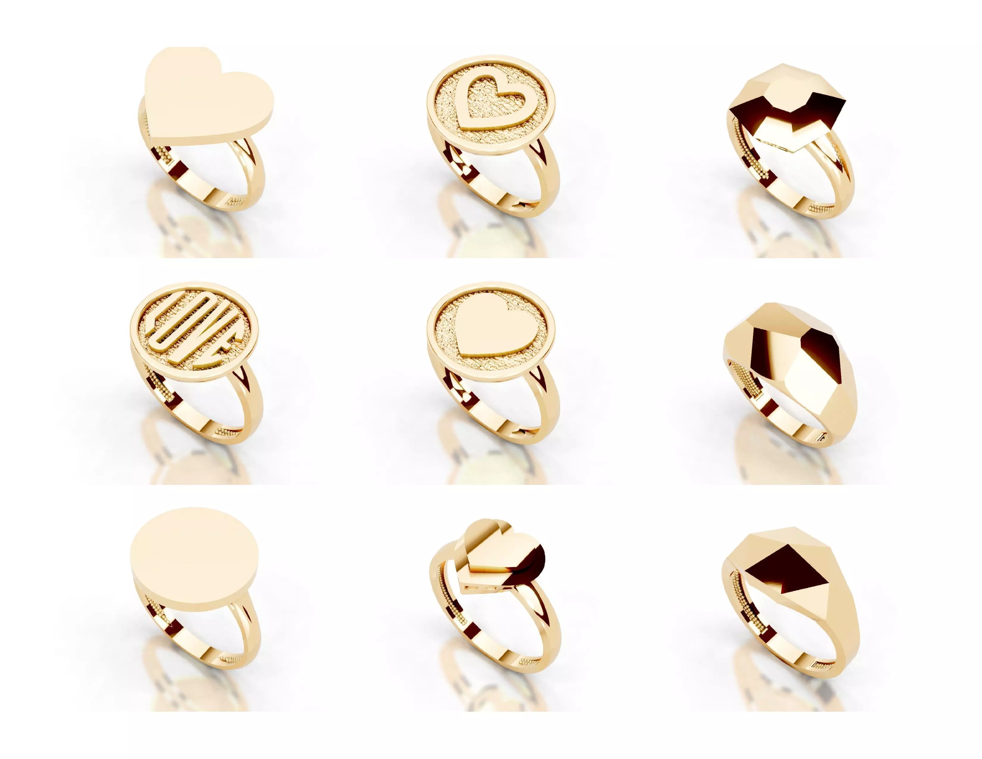Slim 14K Ring Under 3 Grams US Size 7 Rhino 3DM STL 3D prin 3D print model
