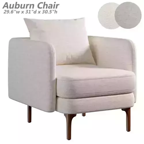 Auburn Chair Low-poly 3D model