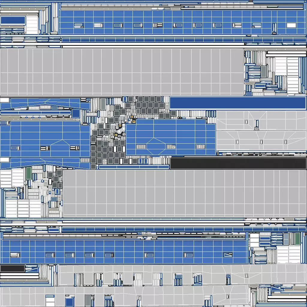 6 Blue Industrial Buildings Collection _26