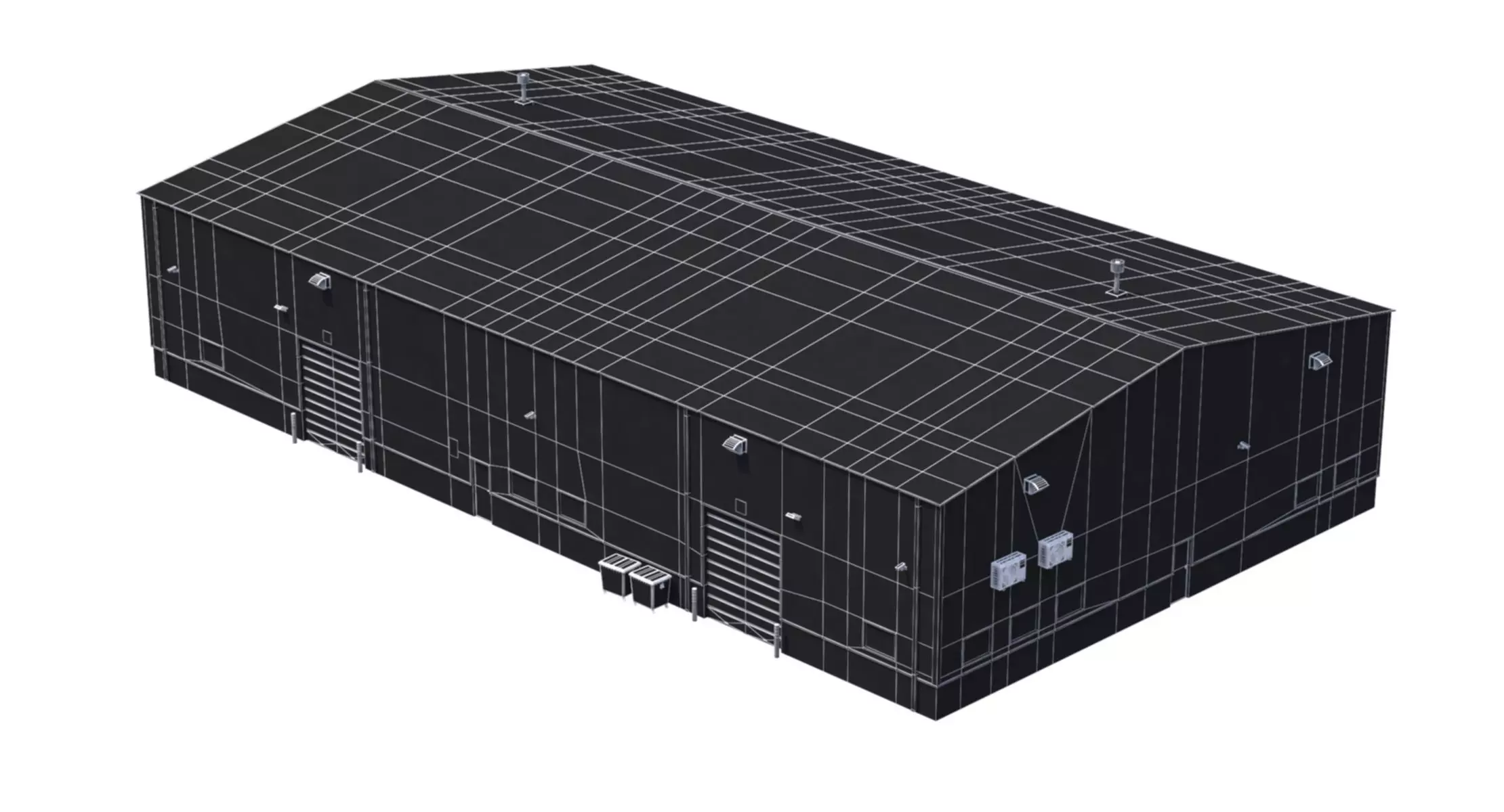 6 Blue Industrial Buildings Collection _5