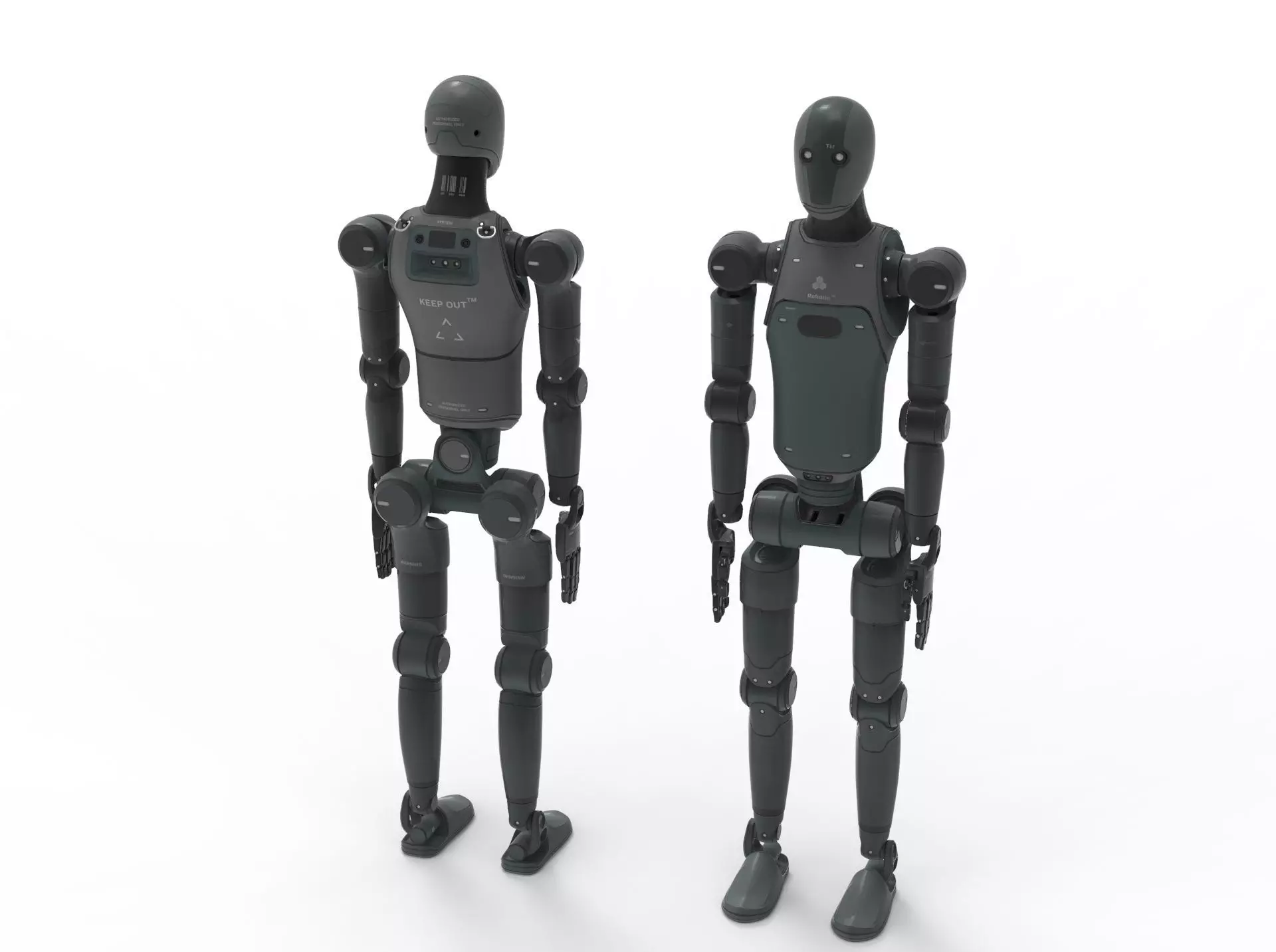 Humanoid Robot Android 3D model_0