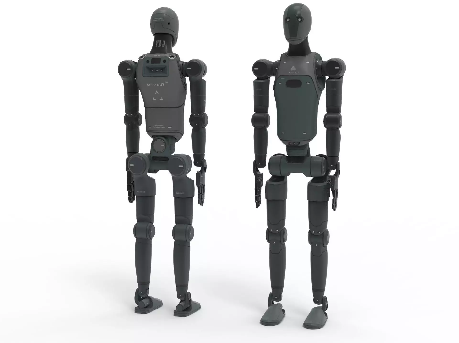 Humanoid Robot Android 3D model_22