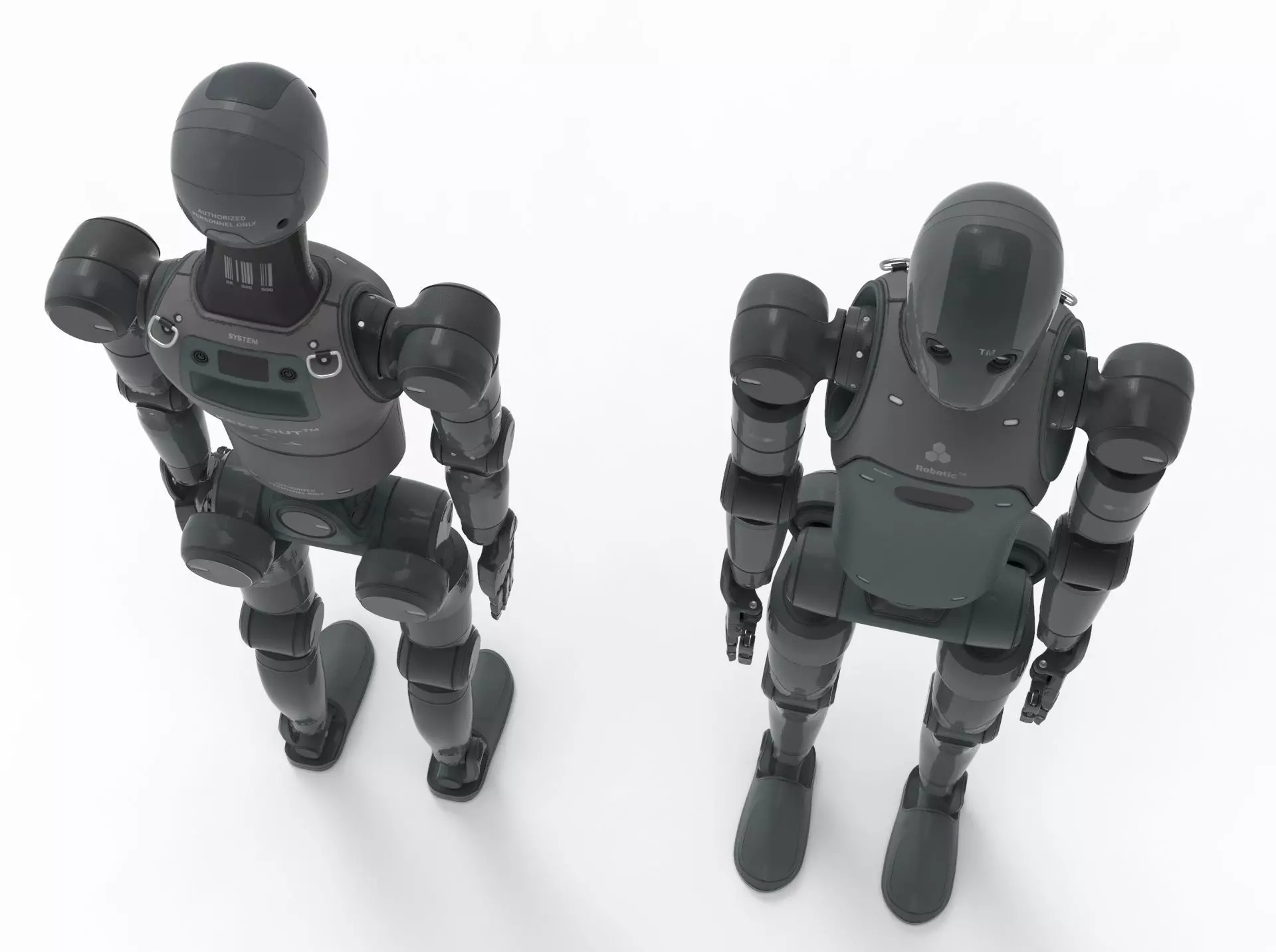 Humanoid Robot Android 3D model_5
