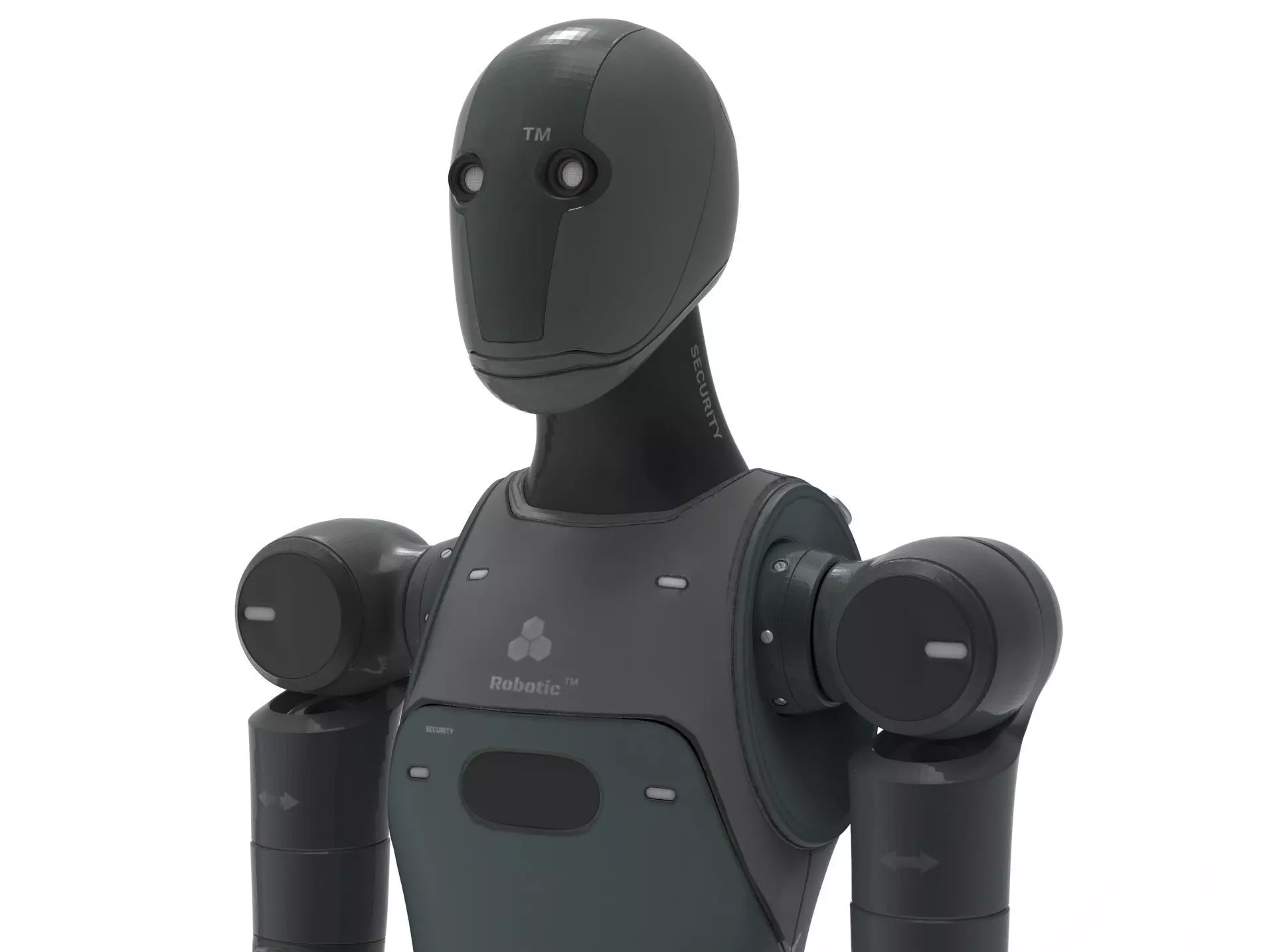 Humanoid Robot Android 3D model_9