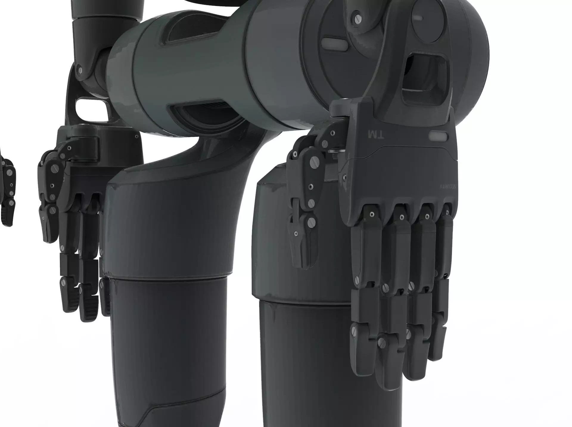 Humanoid Robot Android 3D model_11