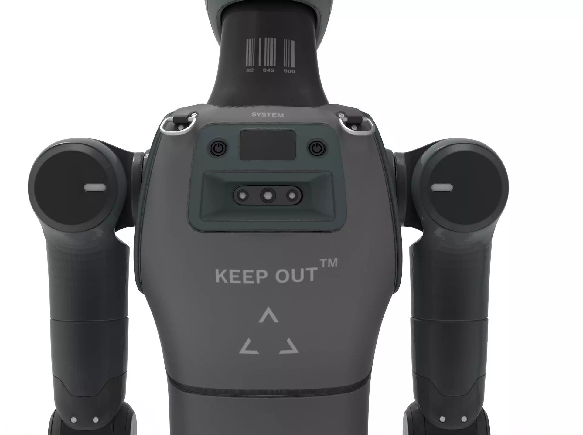 Humanoid Robot Android 3D model_16