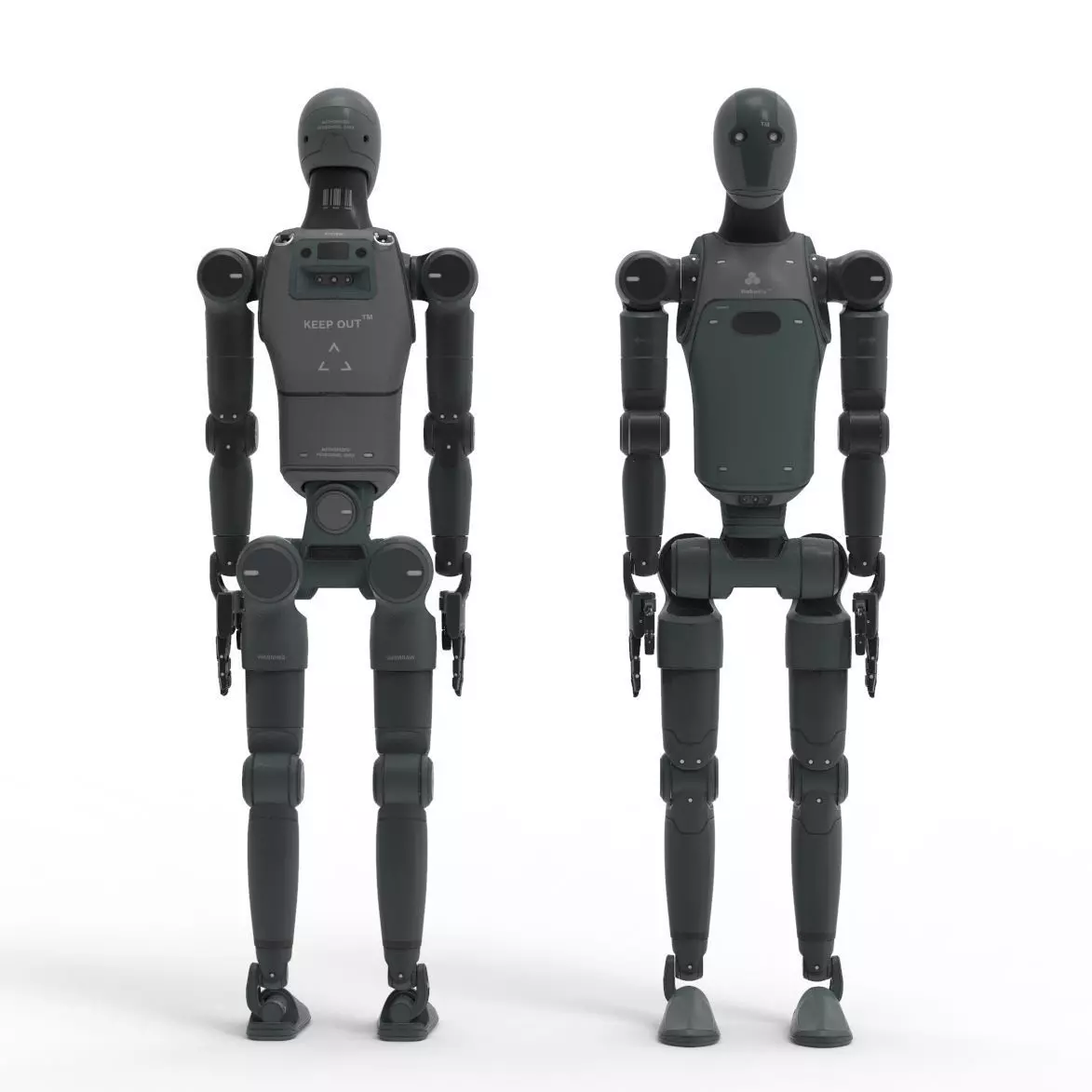 Humanoid Robot Android 3D model_4