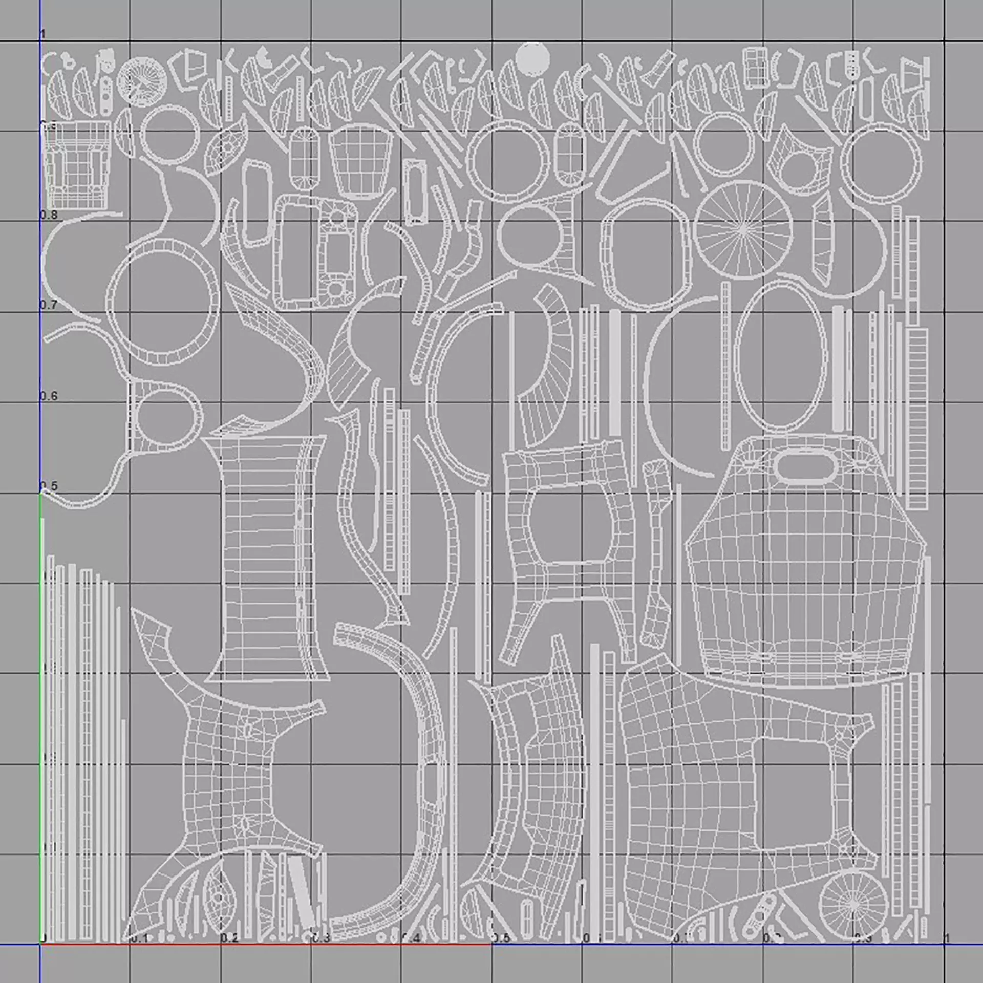Humanoid Robot Android 3D model_25
