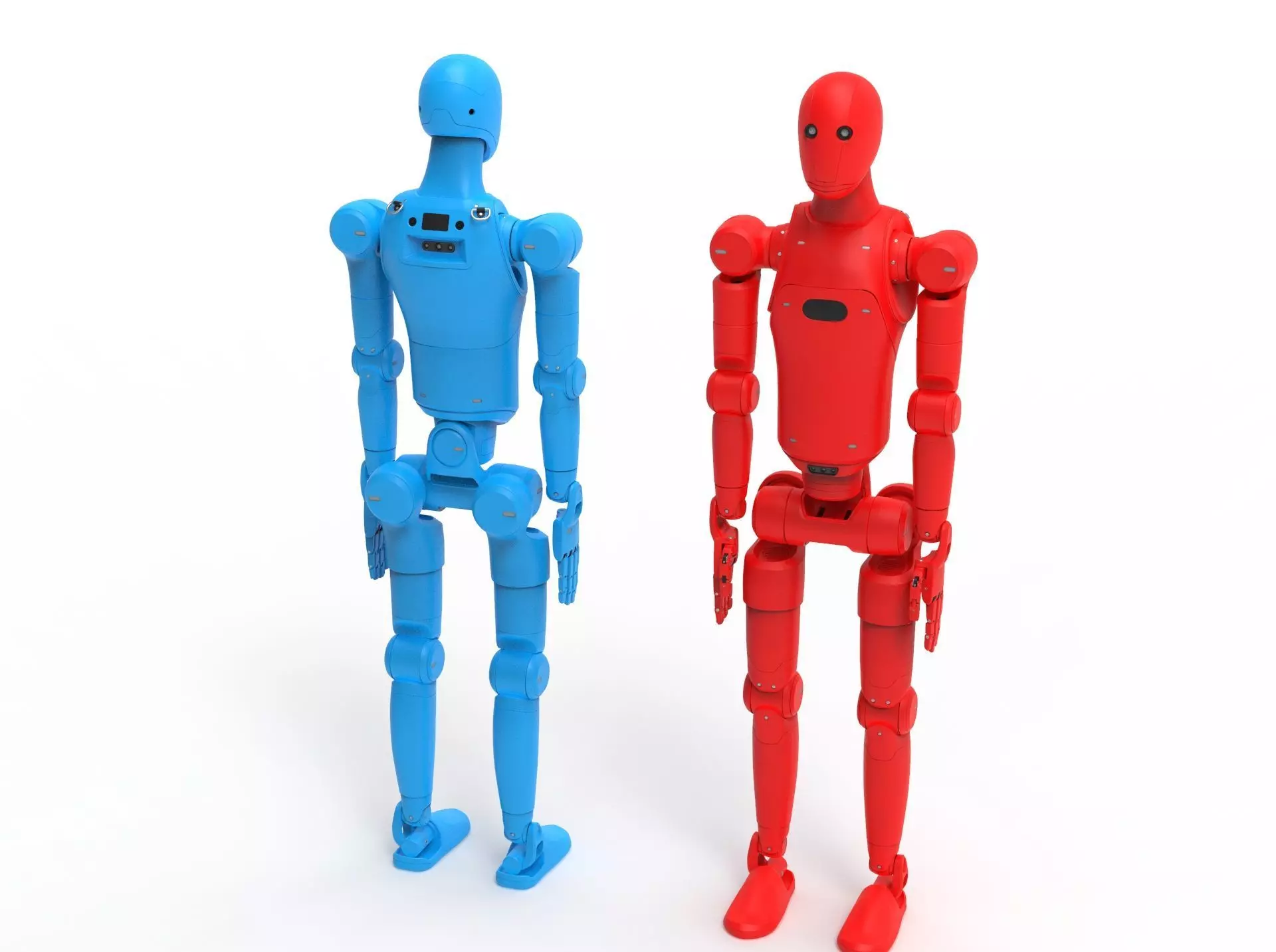Humanoid Robot Android 3D model_23