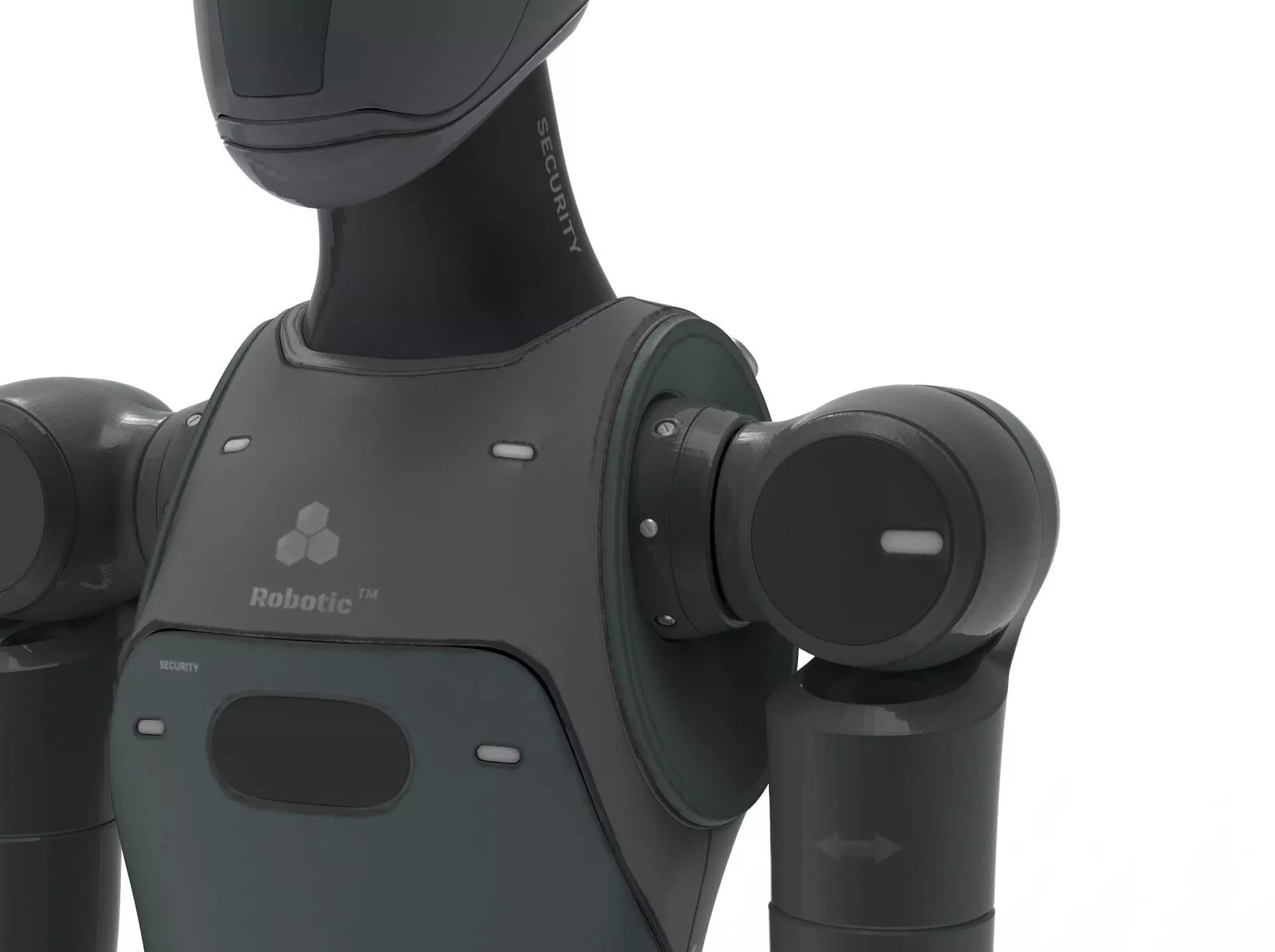 Humanoid Robot Android 3D model_19