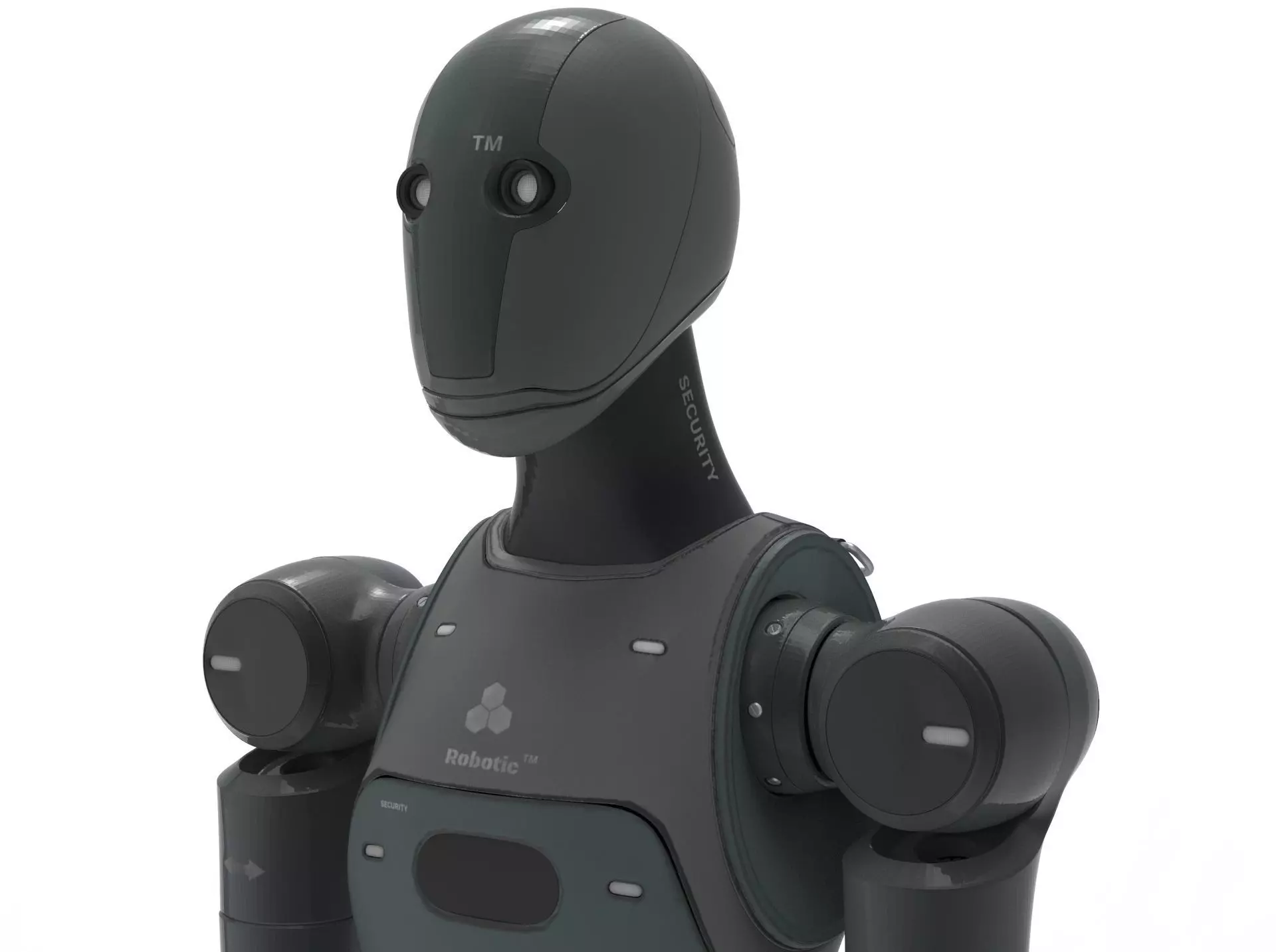 Humanoid Robot Android 3D model_20