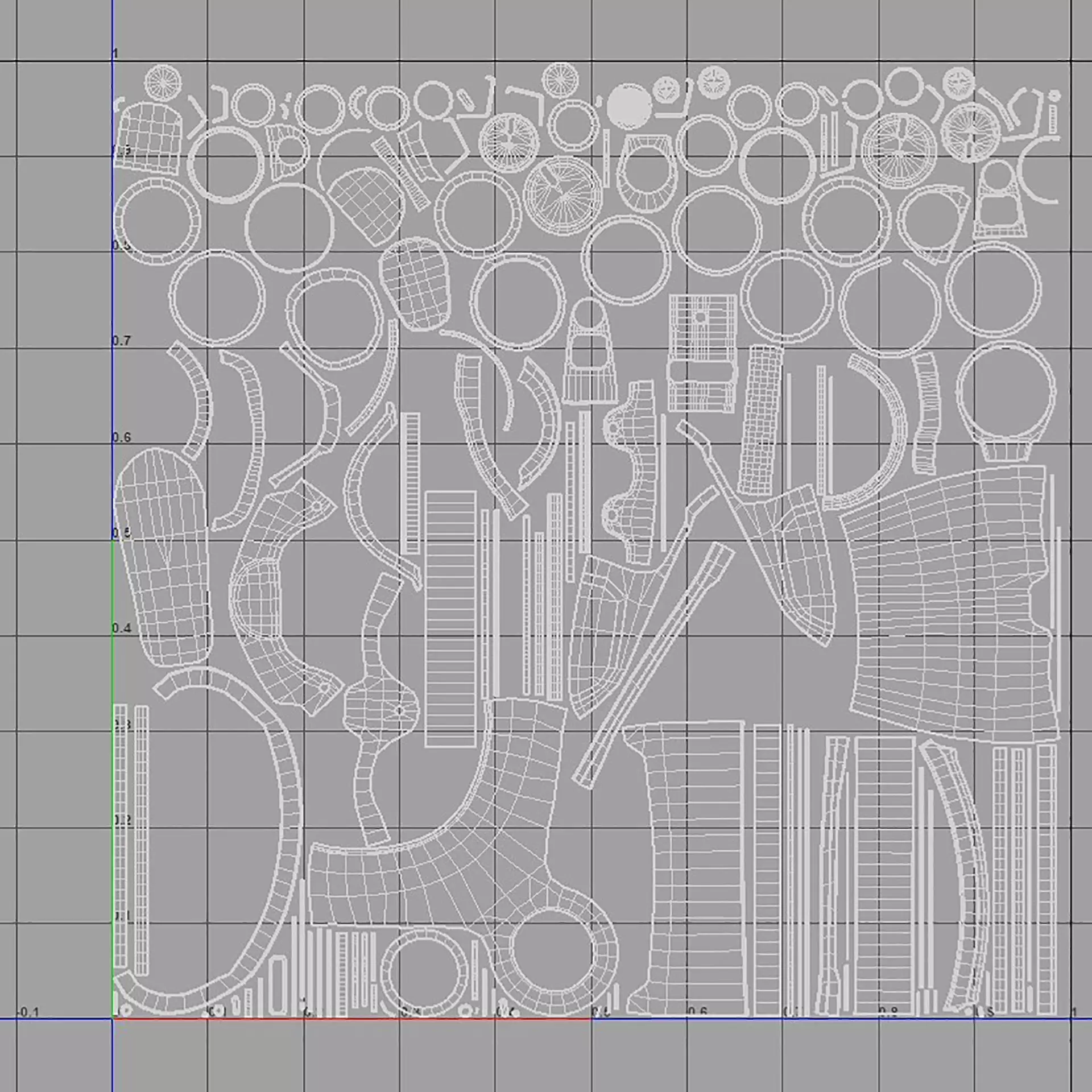 Humanoid Robot Android 3D model_26