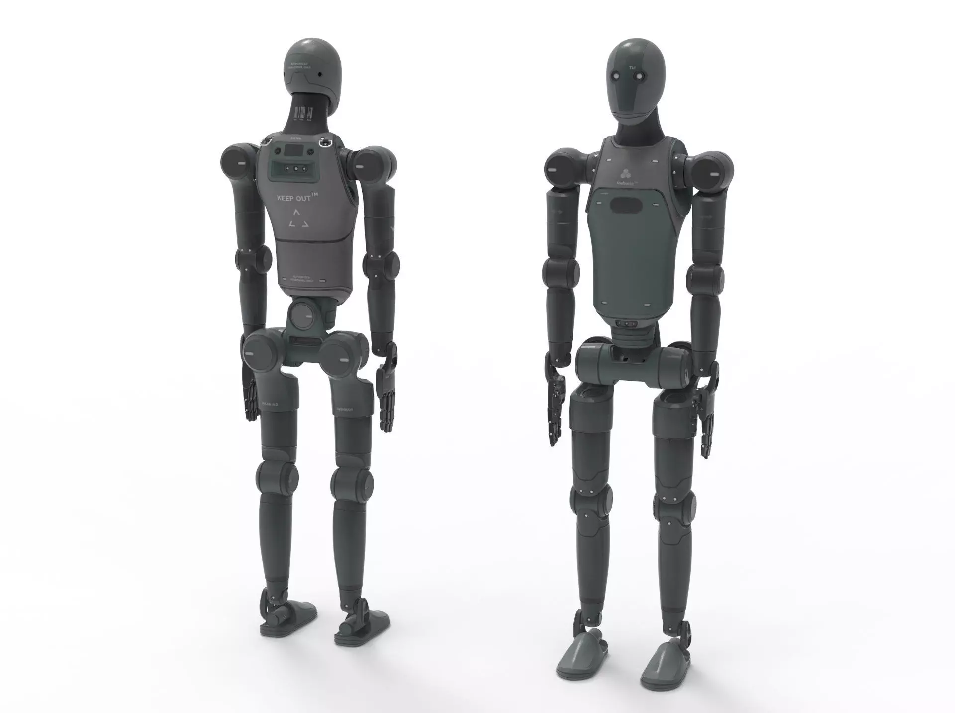 Humanoid Robot Android 3D model_7