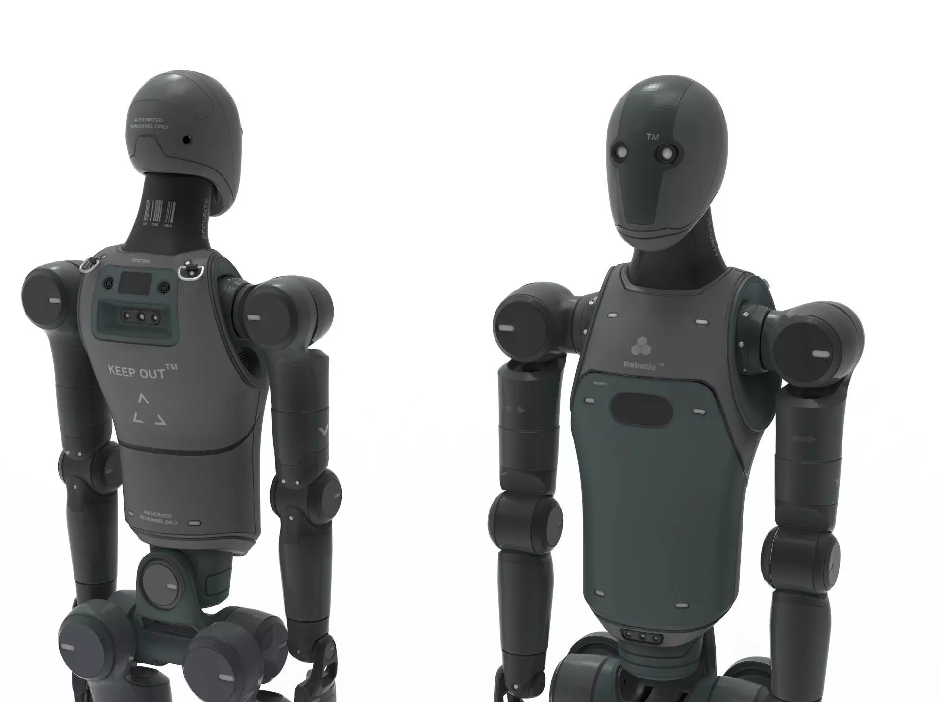 Humanoid Robot Android 3D model_6
