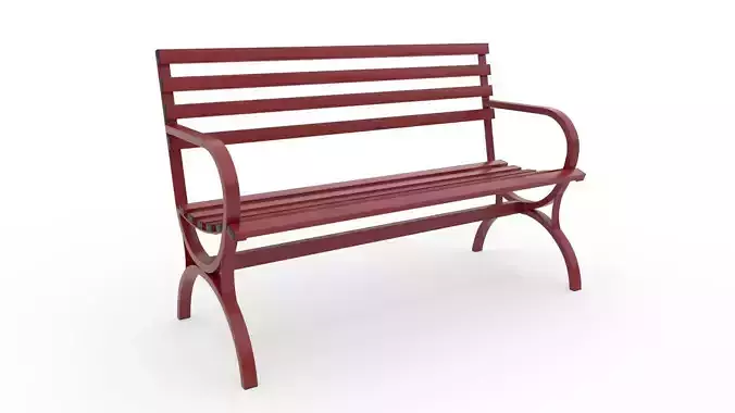 Outdoor Steel Garden Bench