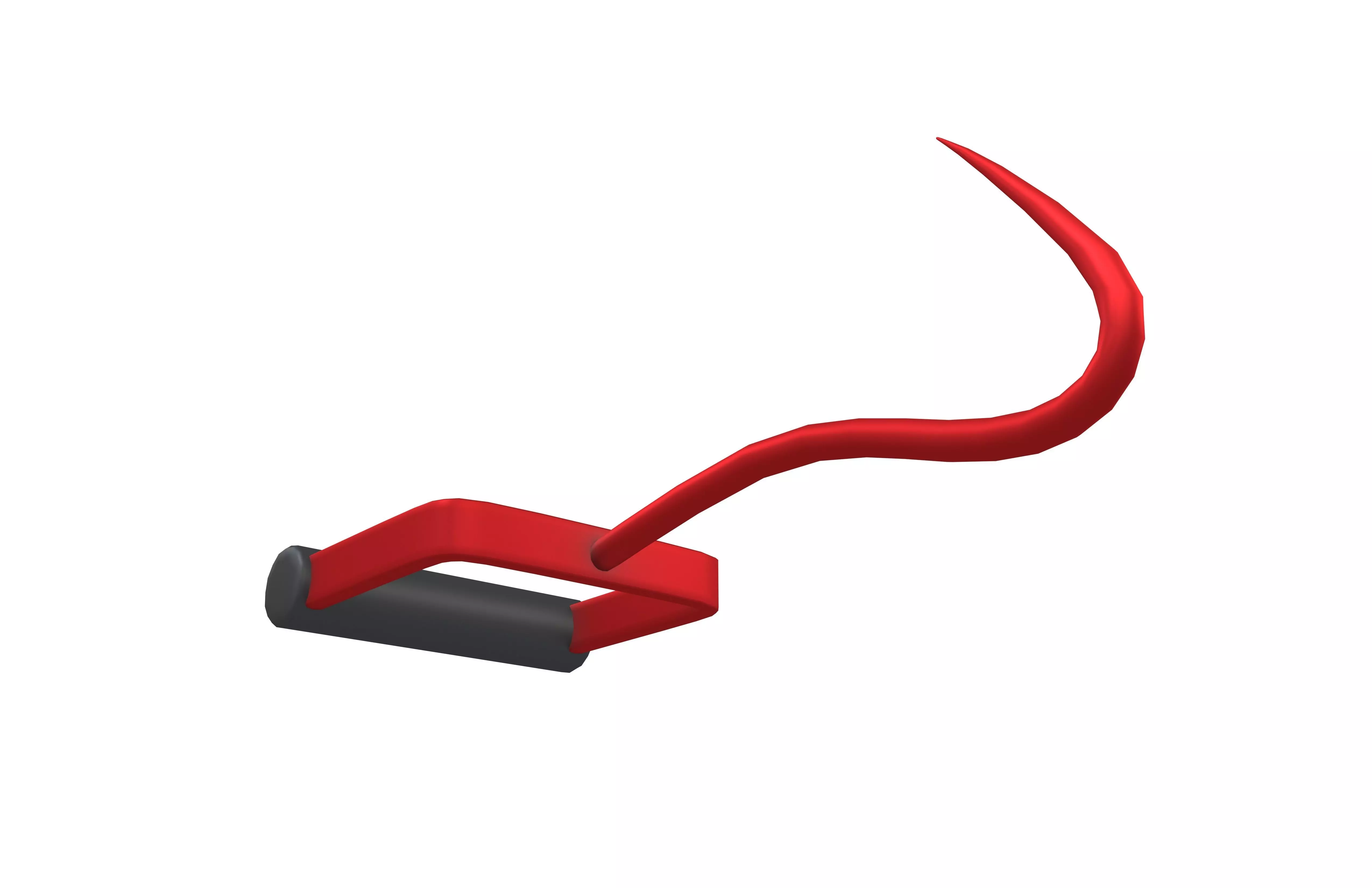 Hay Hook v1 001 Low-poly 3D model_3