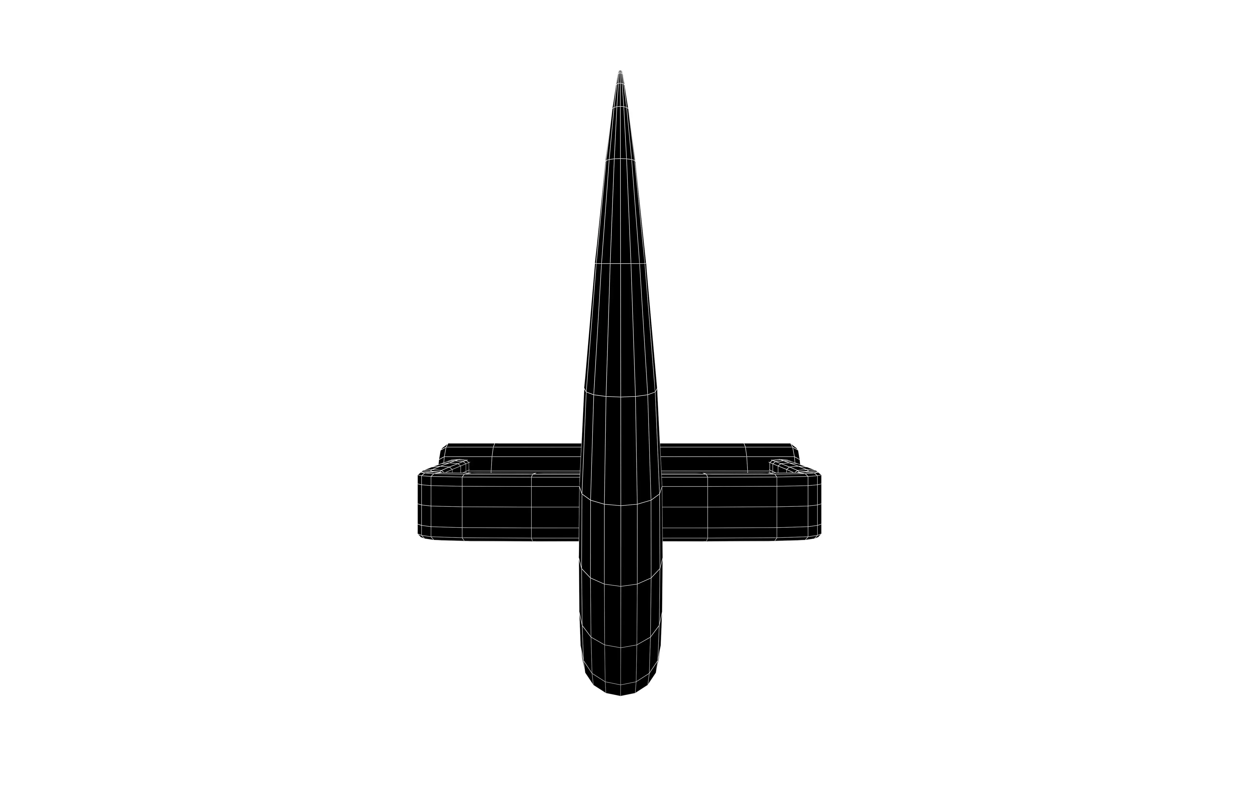 Hay Hook v1 001 Low-poly 3D model_5