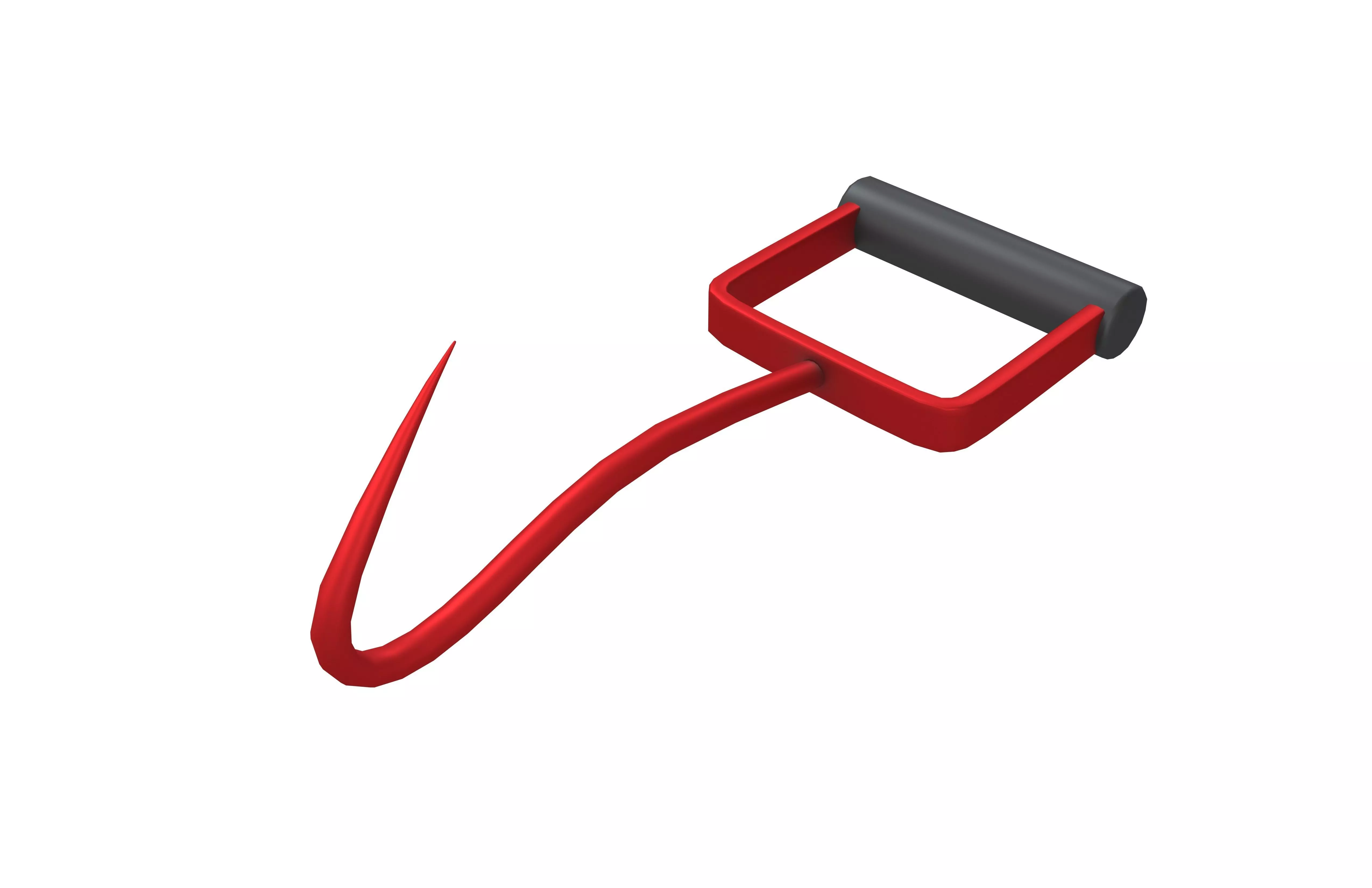 Hay Hook v1 001 Low-poly 3D model_2