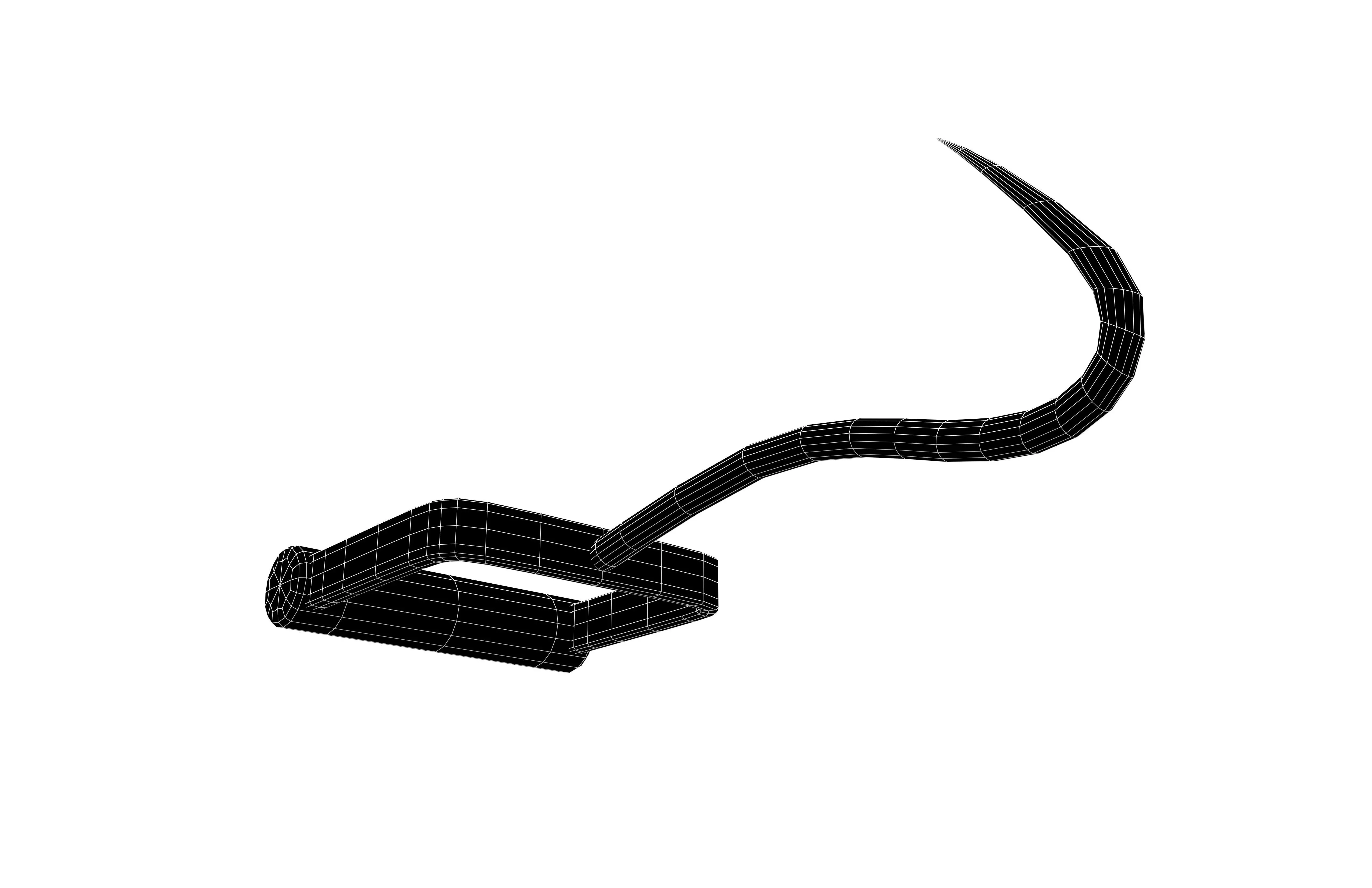 Hay Hook v1 001 Low-poly 3D model_7