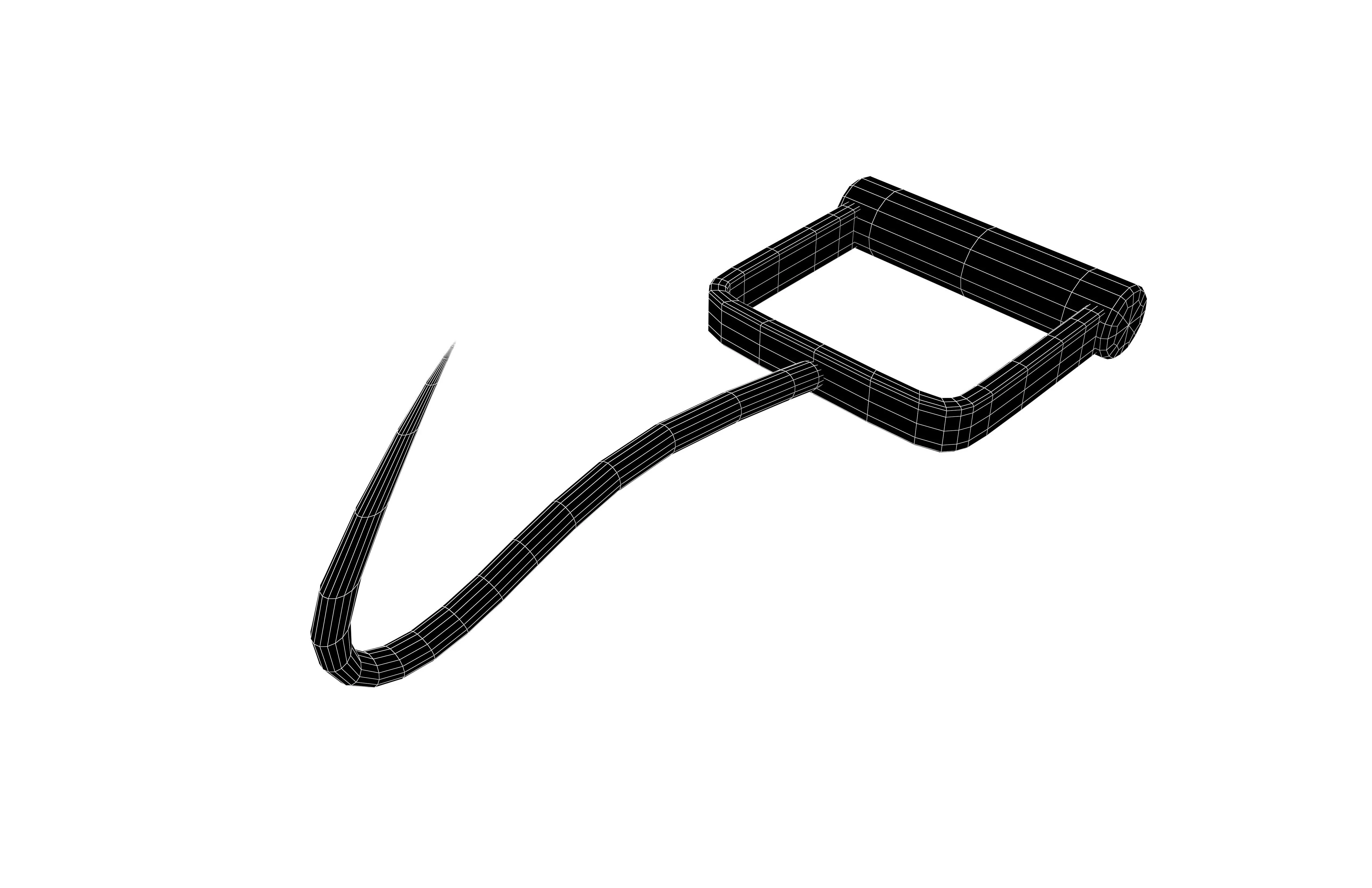 Hay Hook v1 001 Low-poly 3D model_6