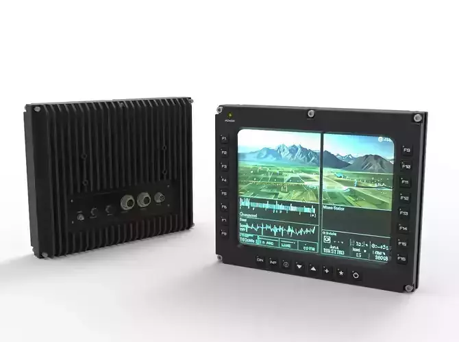 Military Rugged Display 3D model