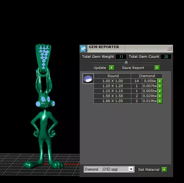 RABBIT GOLD PENDANT   3D print model_6