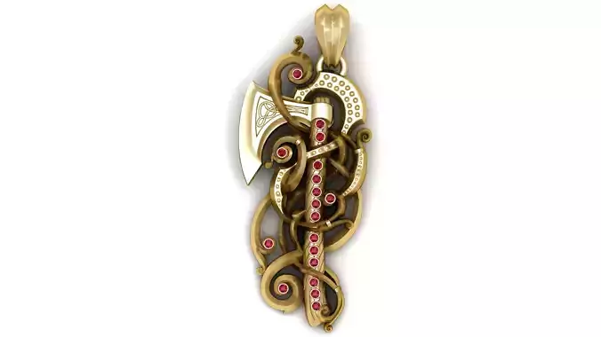 Cnc Router Vine pentant