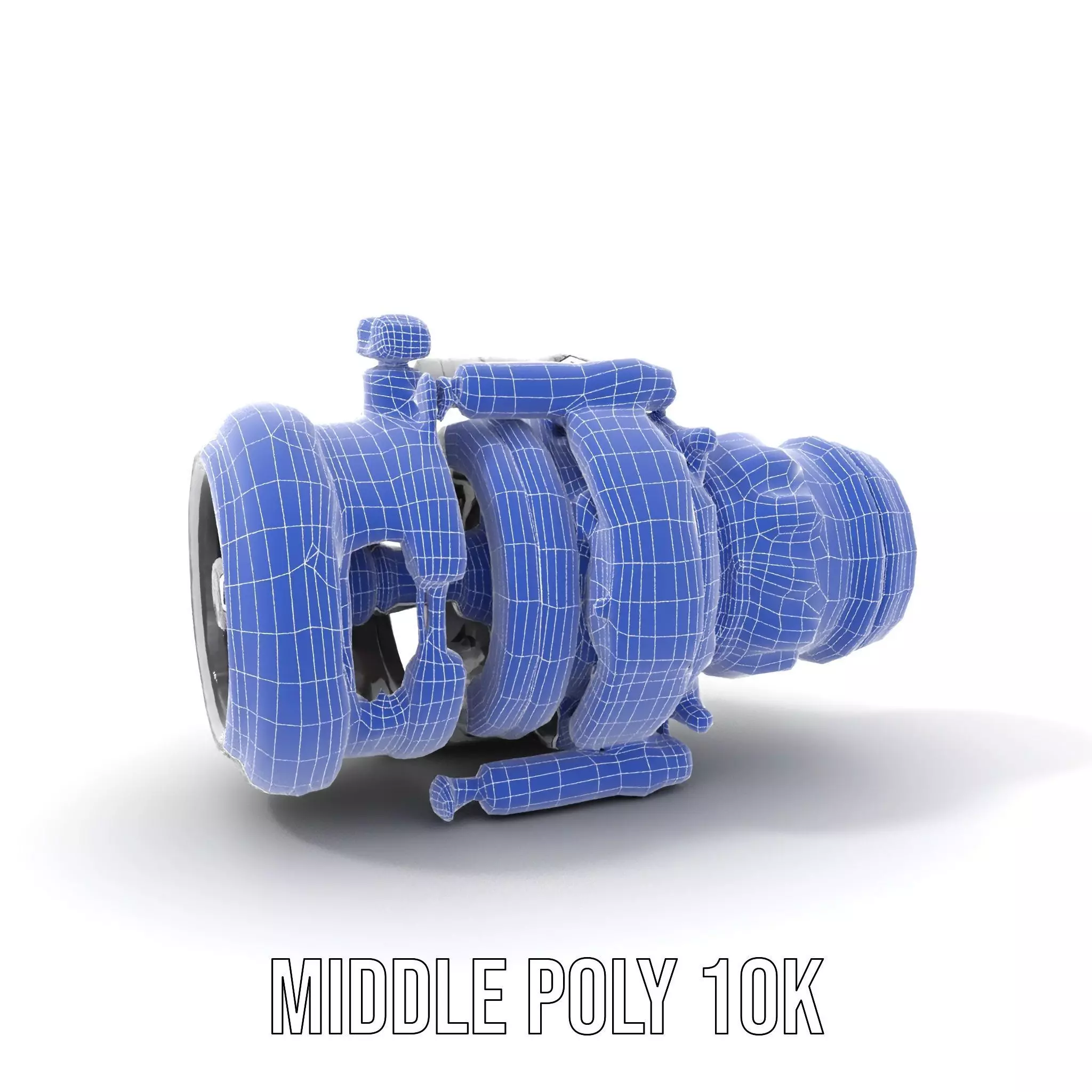 Futuristic Engine Model Pack Low-poly 3D model_25