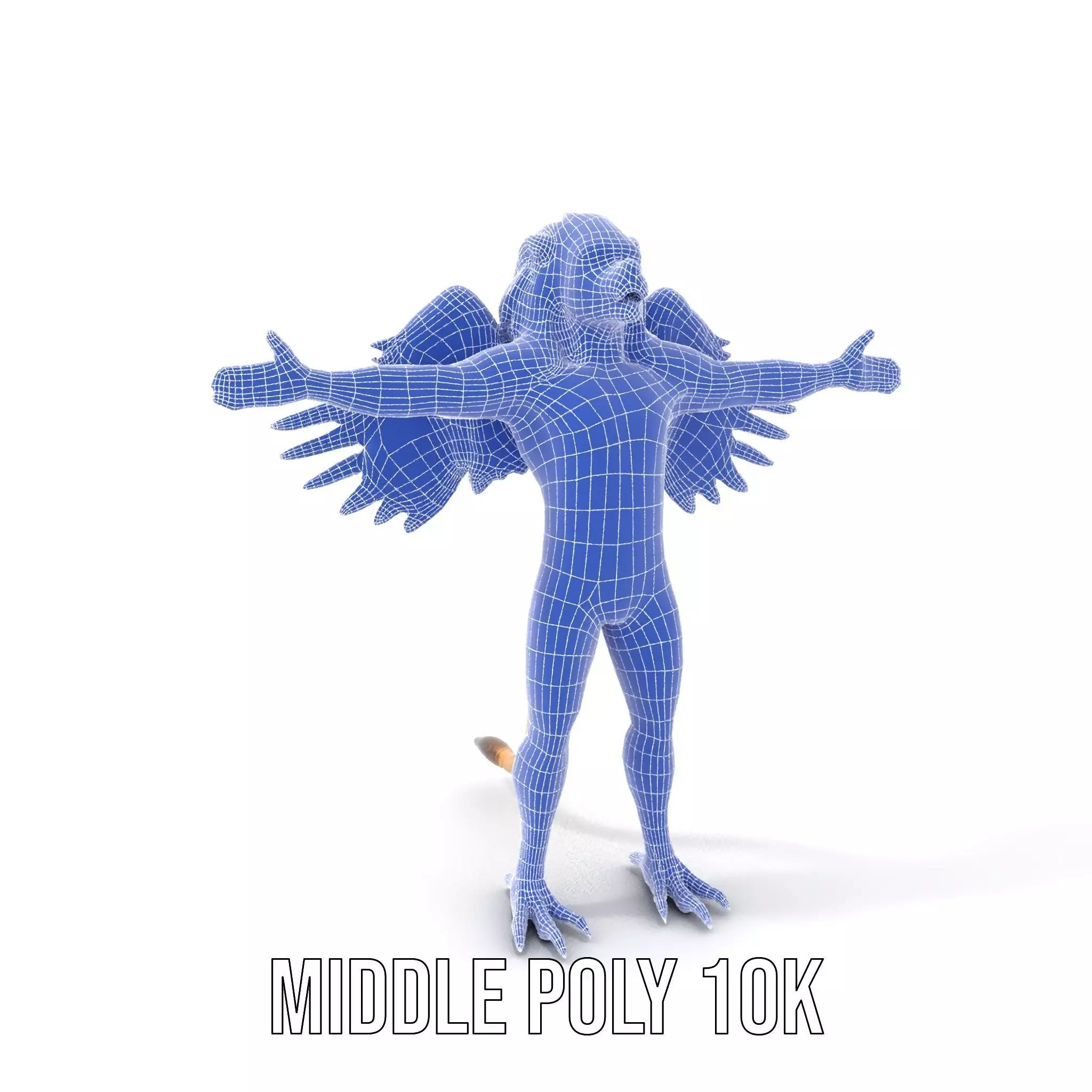 Winged Lion Hybrid Creature Model Pack Low-poly 3D model_27