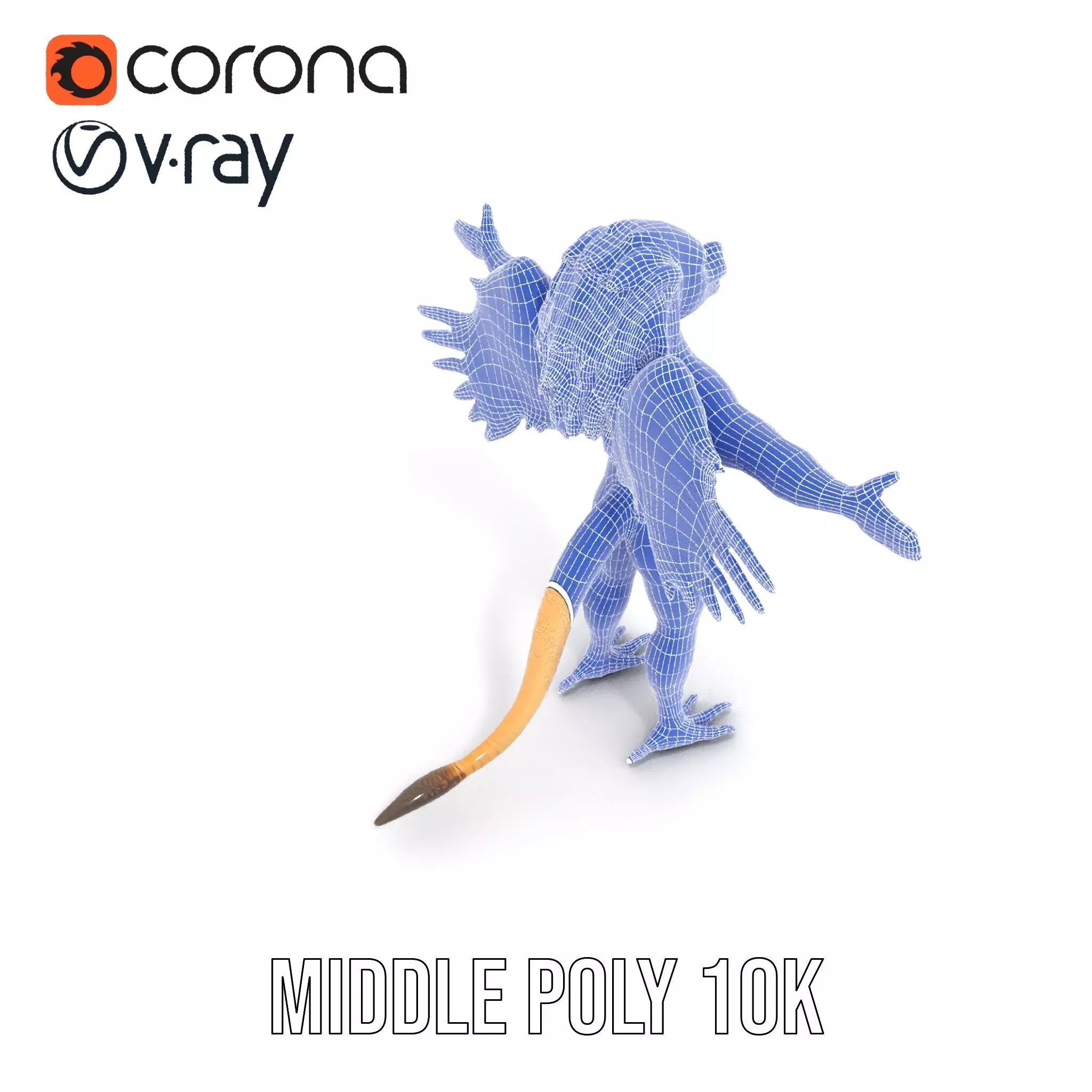 Winged Lion Hybrid Creature Model Pack Low-poly 3D model_24