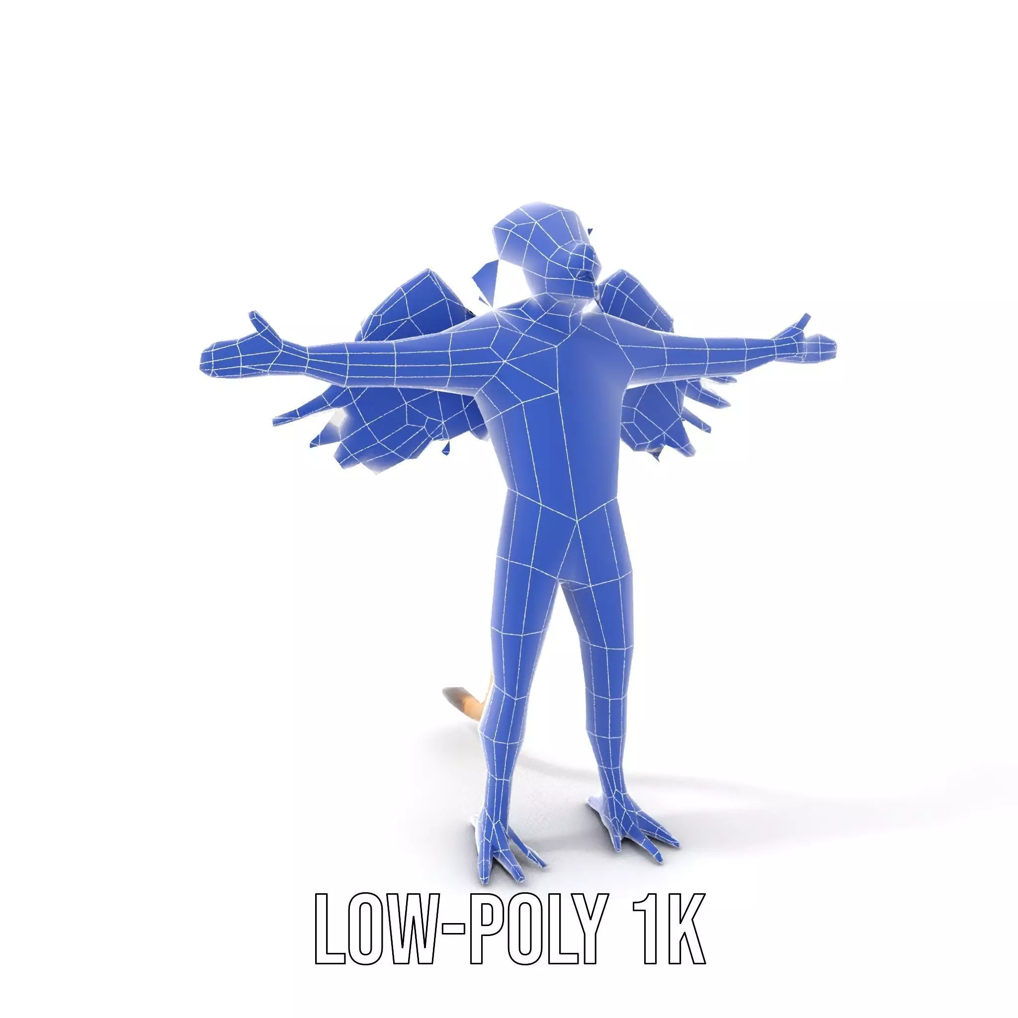 Winged Lion Hybrid Creature Model Pack Low-poly 3D model_14
