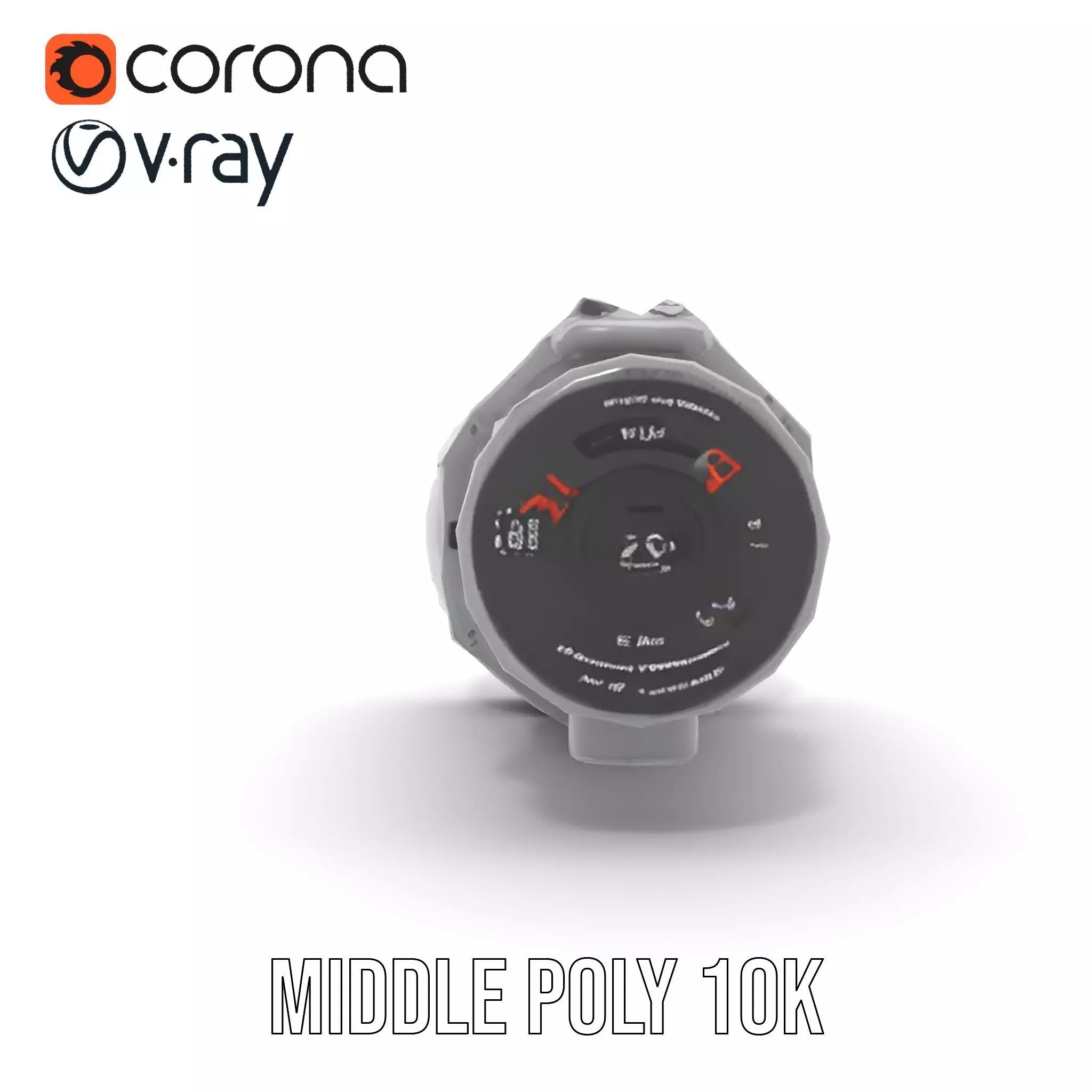 Futuristic Jet Engine model pack Low-poly 3D model_28